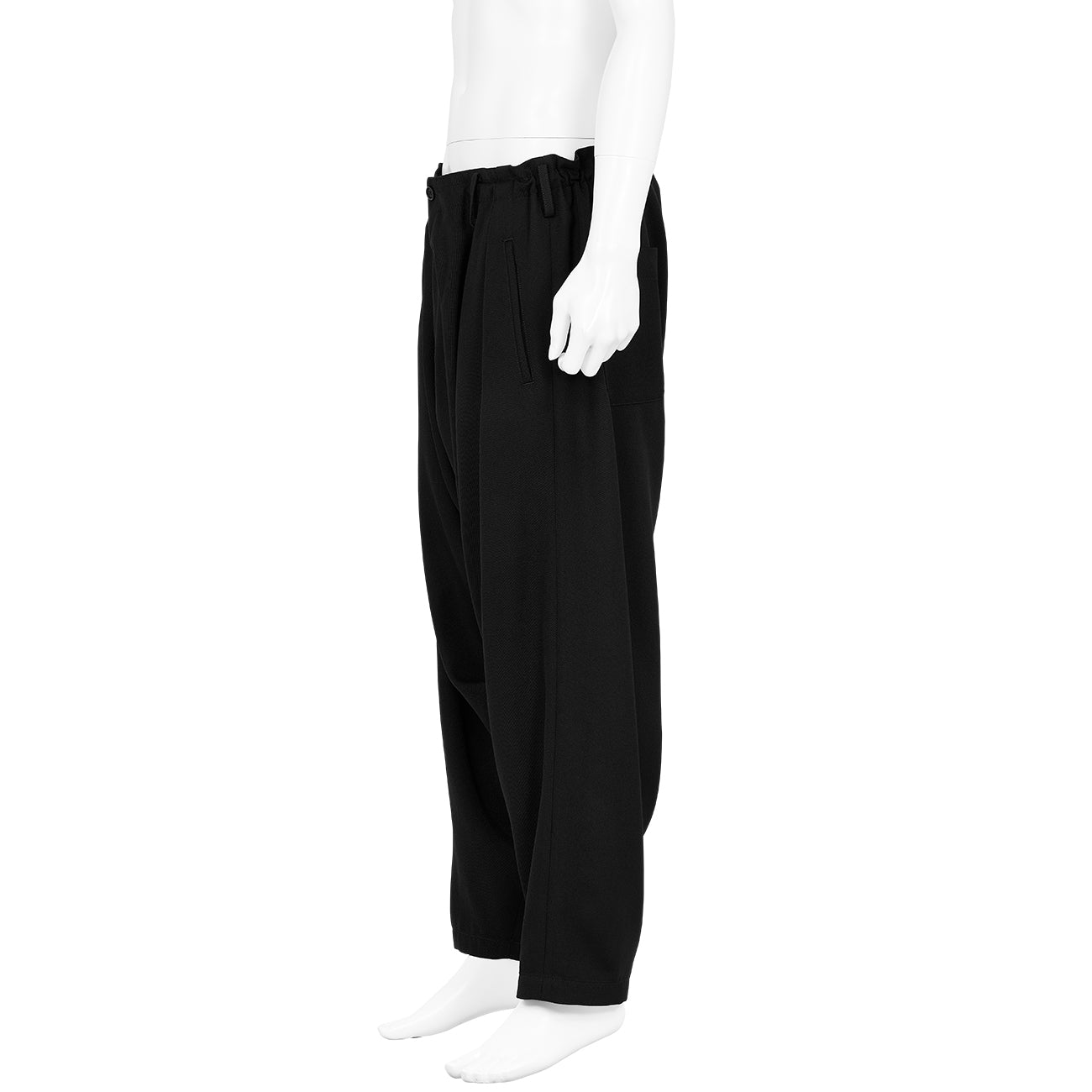 DRAPED PANTS BLACK
