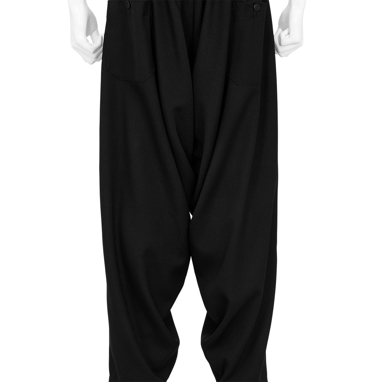 DRAPED PANTS BLACK
