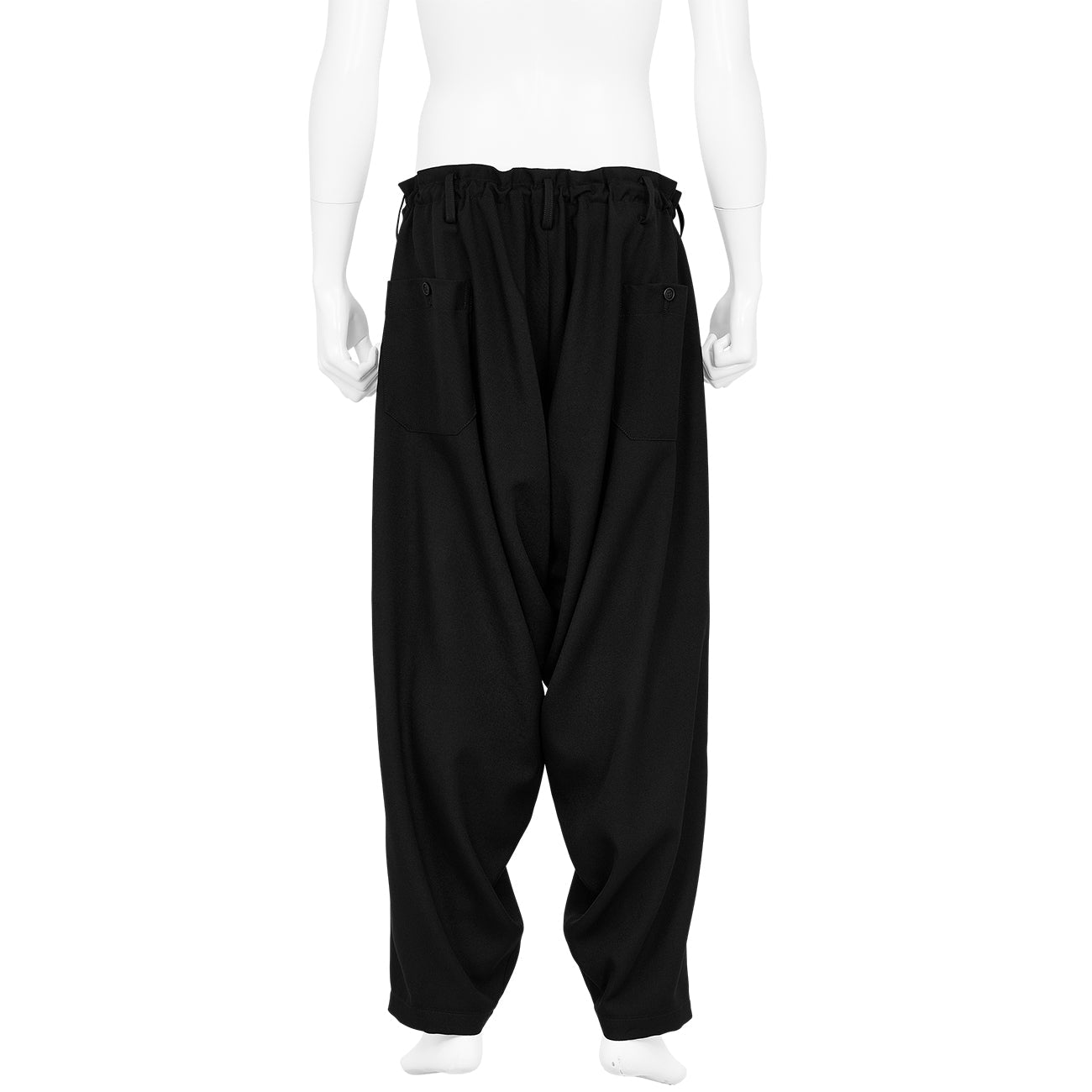 DRAPED PANTS BLACK