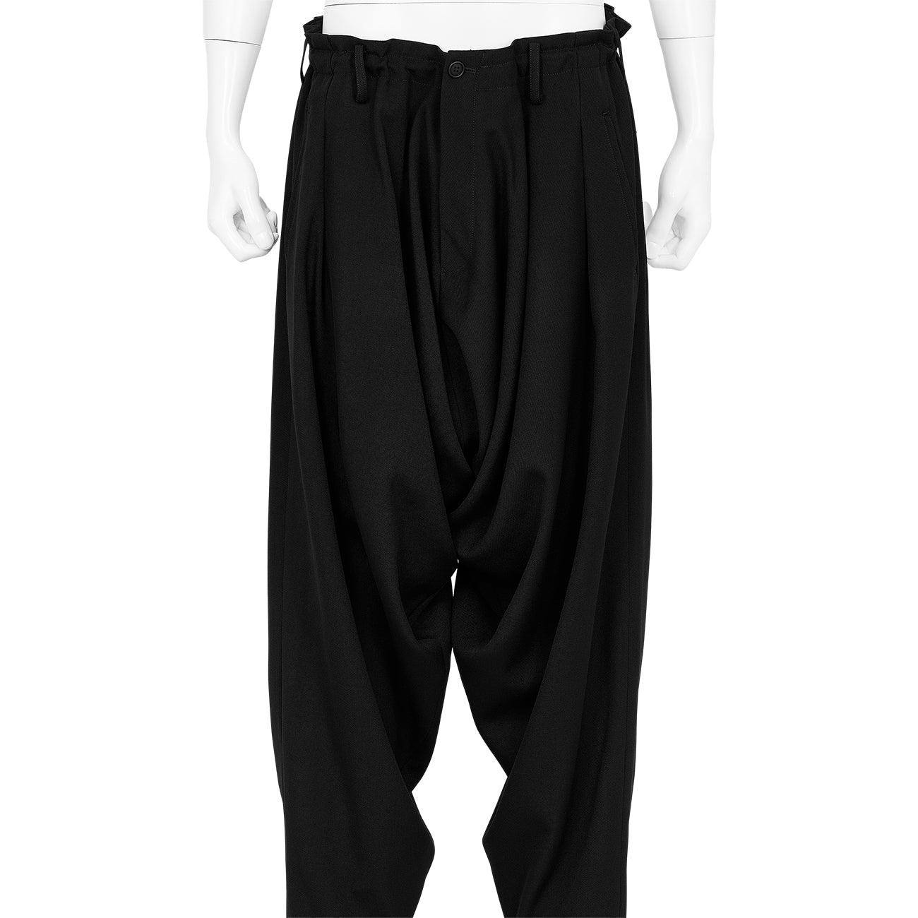 DRAPED PANTS BLACK