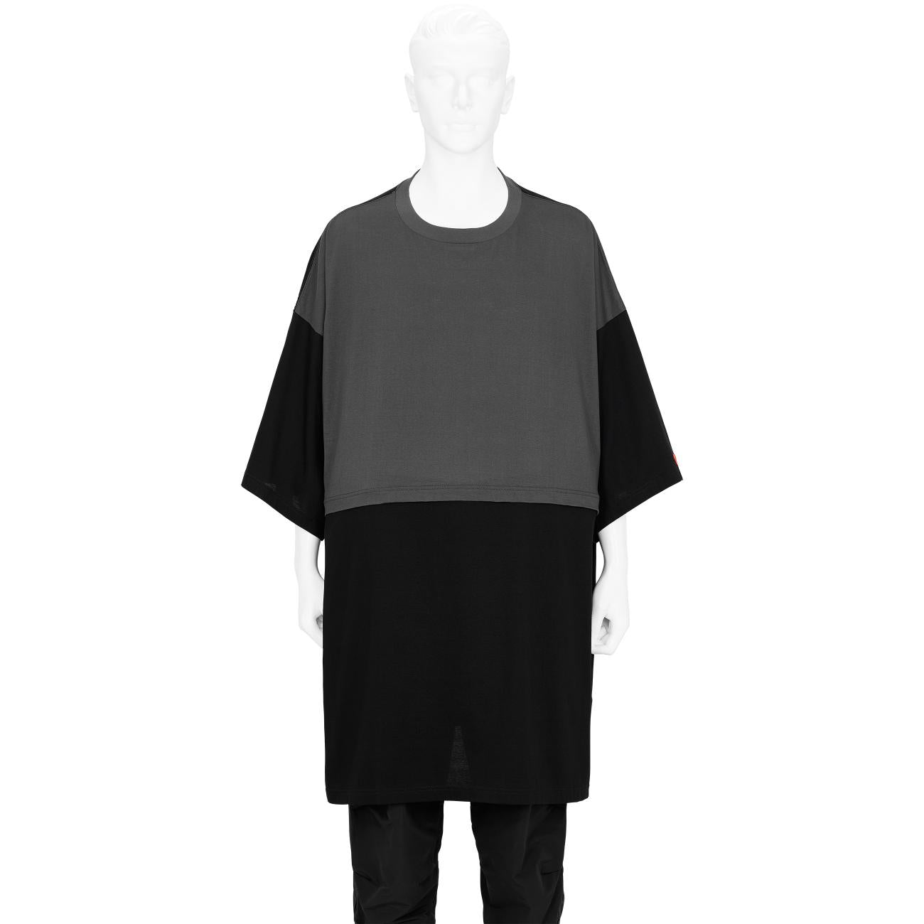 RED LABEL MANTLE TEE BLACK GRAY