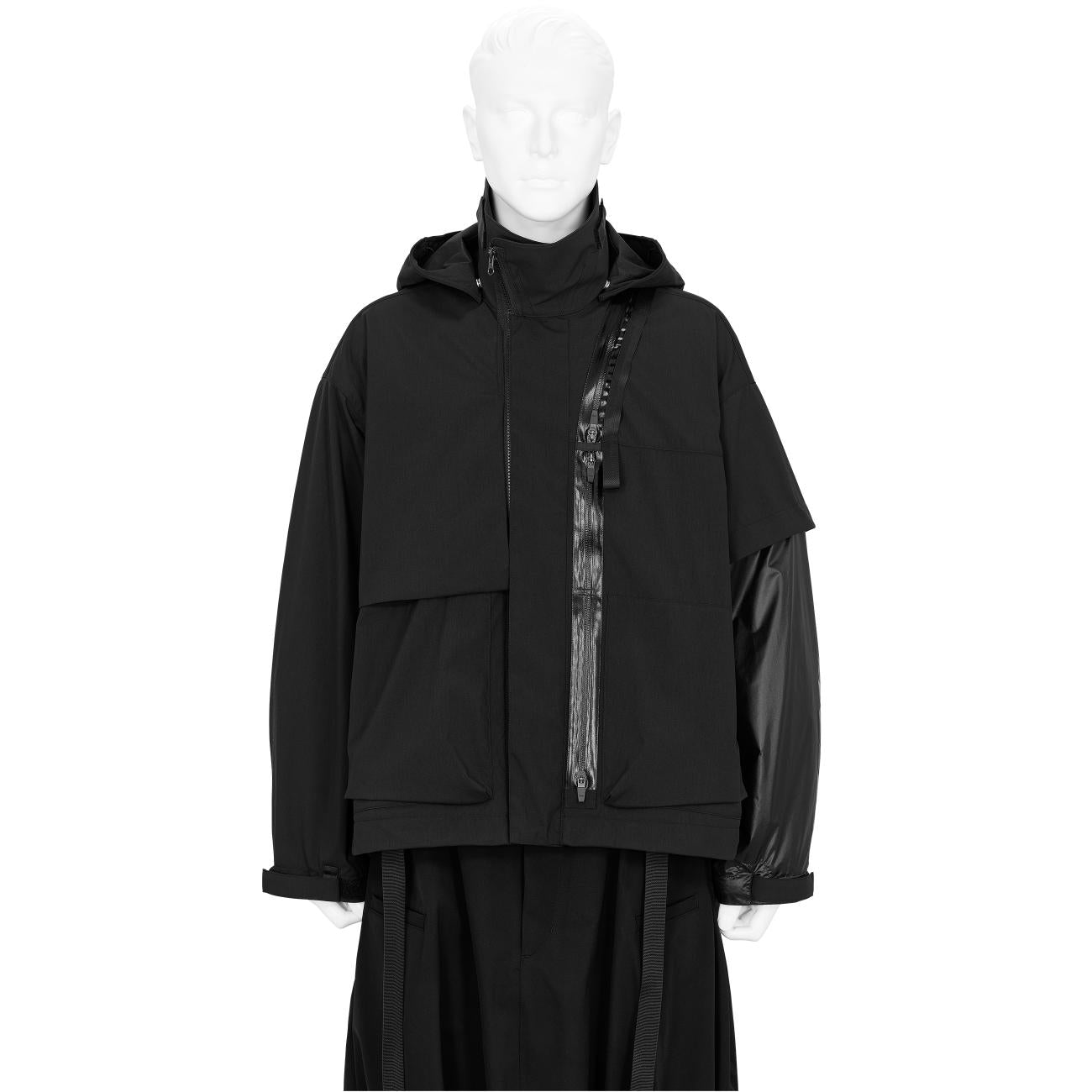 J115K-E ENCAPUSULATED NYLON INTEROPS JACKET BLACK