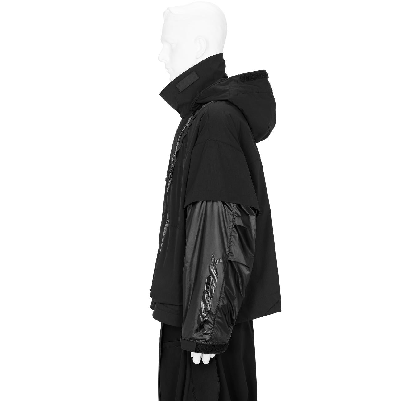 J115K-E ENCAPUSULATED NYLON INTEROPS JACKET BLACK