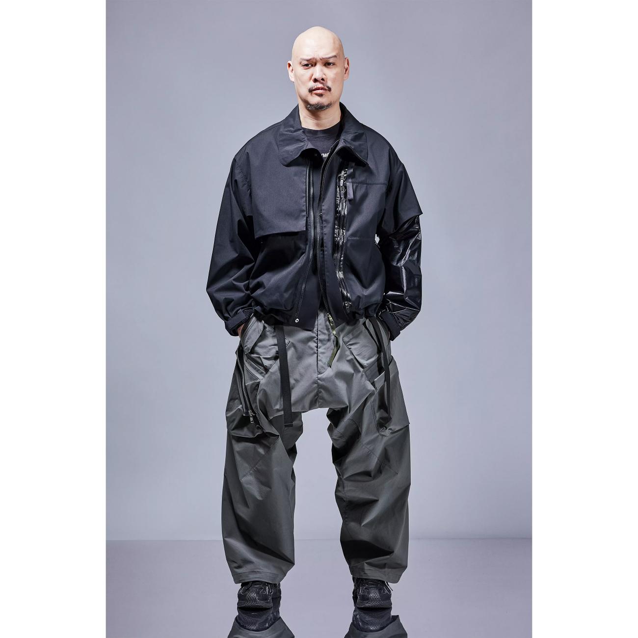 J115K-E ENCAPUSULATED NYLON INTEROPS JACKET BLACK