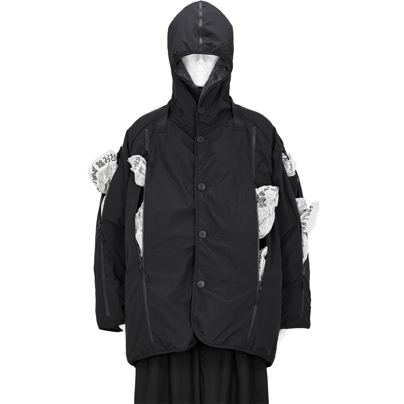 LAYERED JACKET BLACK