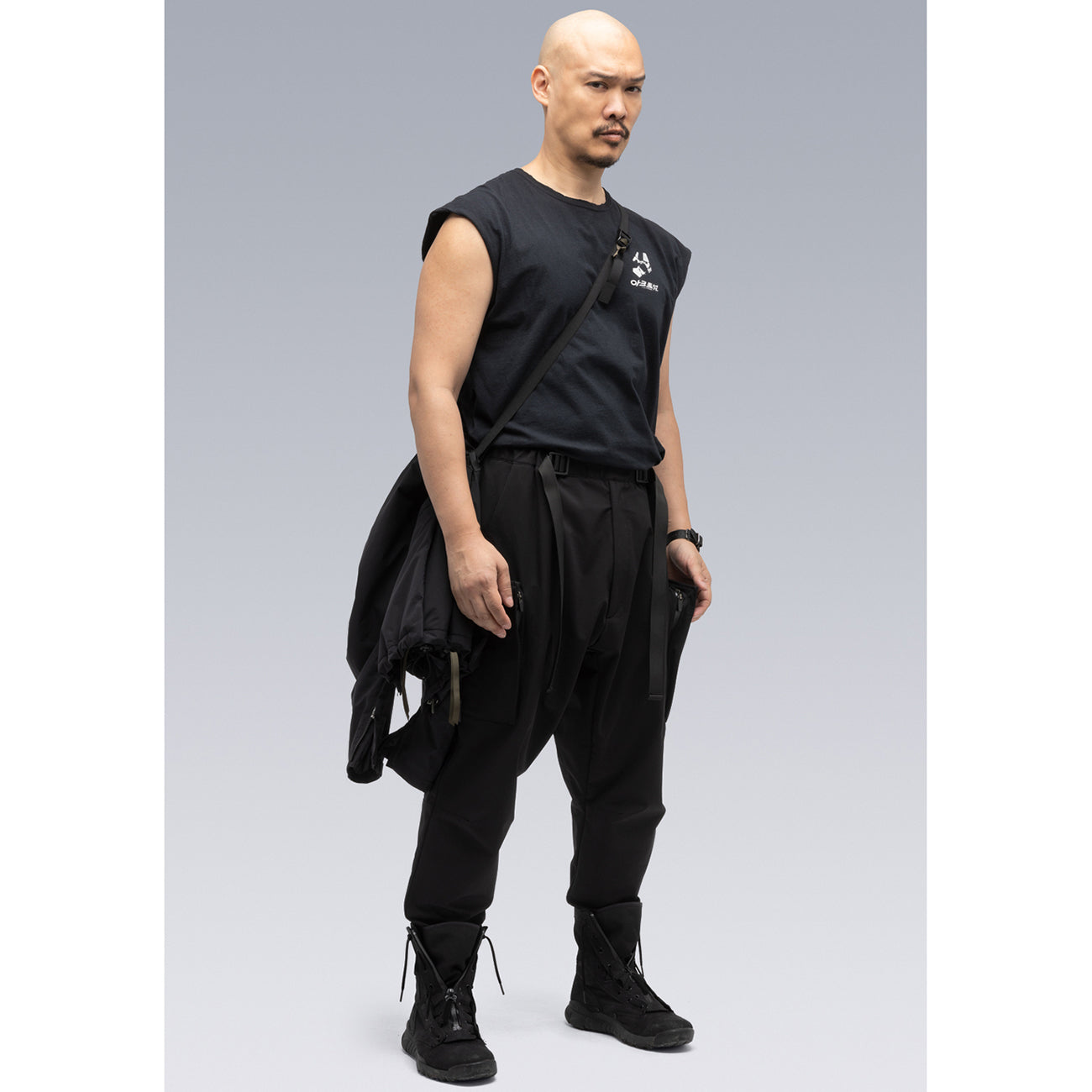 P31A-DS SCHOELLER DRYSKIN DRAWCORD CARGO TROUSER BLACK