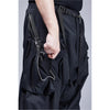 P30AL-E ENCAPSULATED NYLON ULTRAWIDE DRAWCORD CARGO TROUSER BLACK