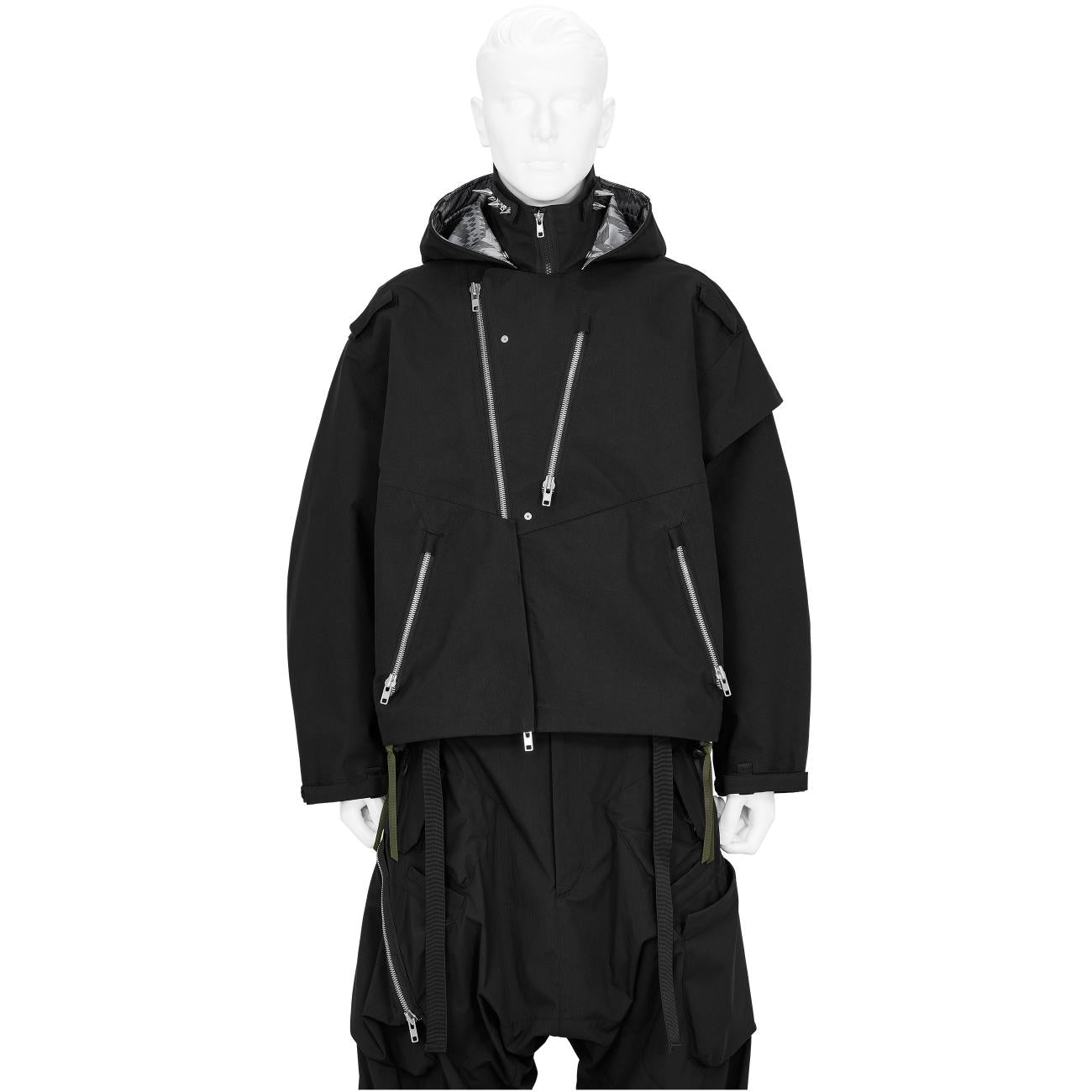 J68W-BQ 3L RIDER JACKET BLACK