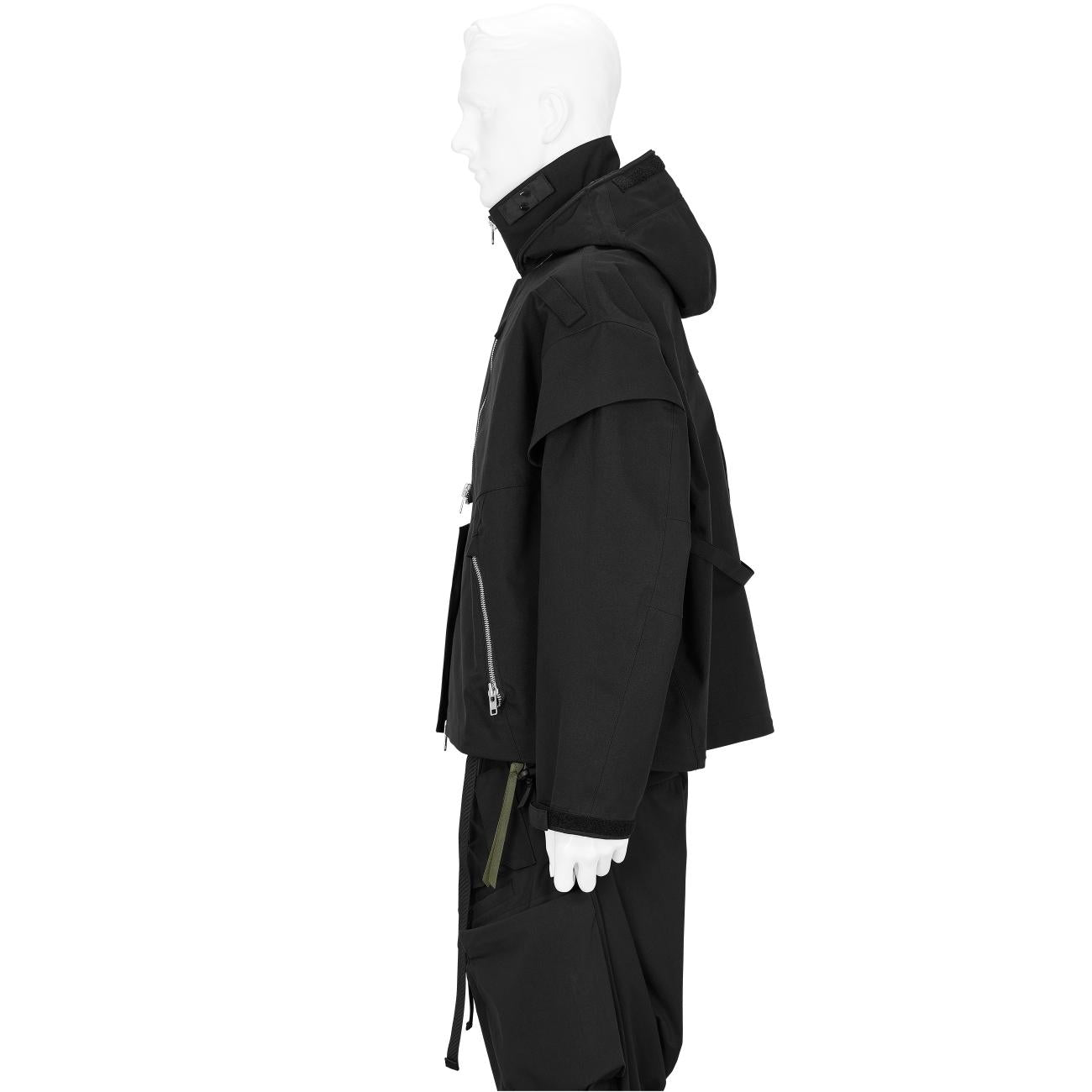 J68W-BQ 3L RIDER JACKET BLACK