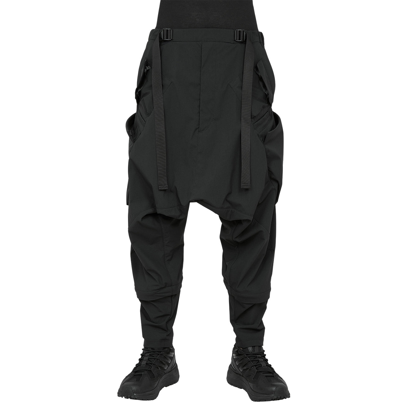 P30A-E NEXTEC EPIC ENCAPSULATED GLACIER ULTRAWIDE CONVERTIBLE PANTS BLACK