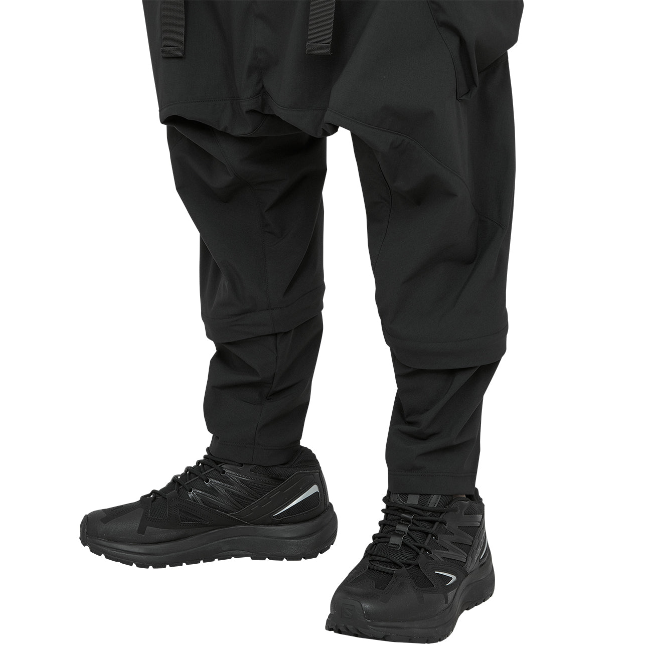 P30A-E NEXTEC EPIC ENCAPSULATED GLACIER ULTRAWIDE CONVERTIBLE PANTS BLACK