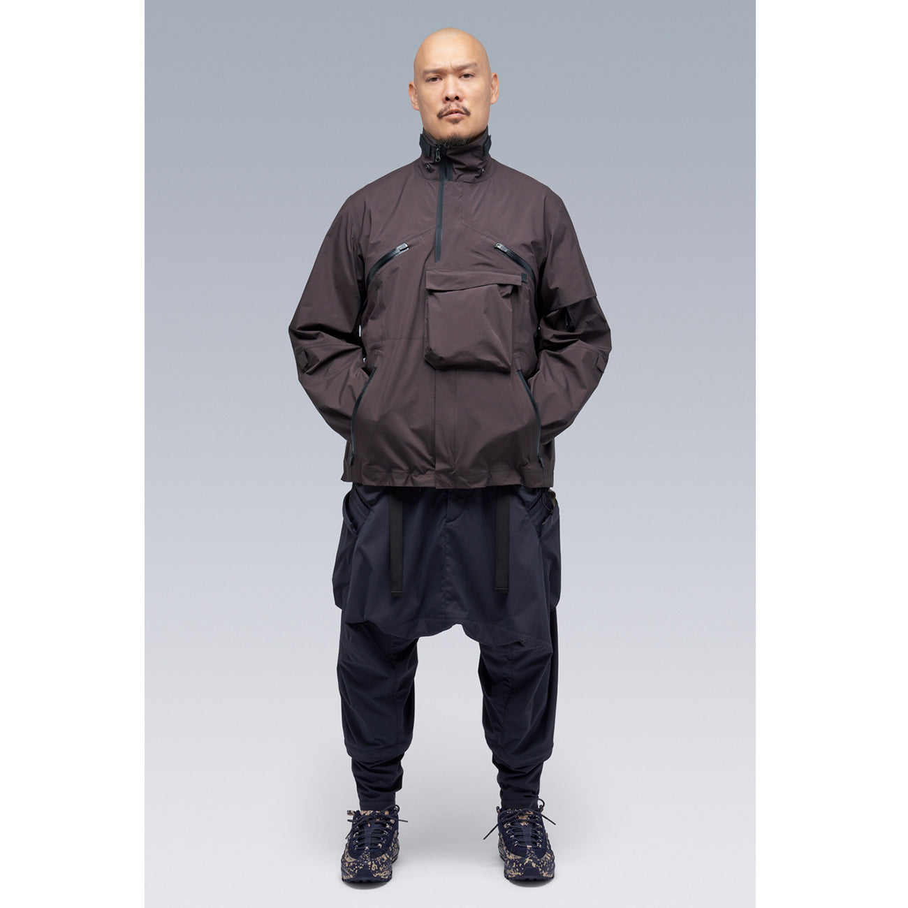 P30A-E NEXTEC EPIC ENCAPSULATED GLACIER ULTRAWIDE CONVERTIBLE PANTS BLACK