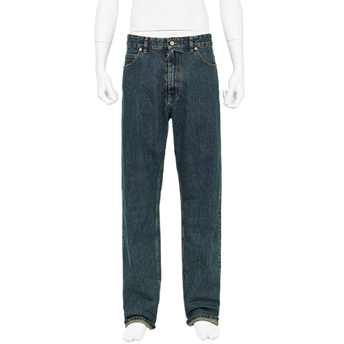 DENIM PANTS WITH HOOK INDIGO