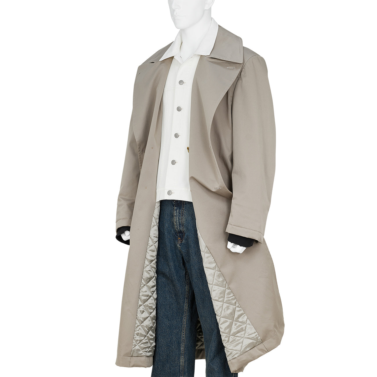 MIX TRENCH COAT BEIGE