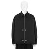 SOFU TESHIGAHARA PRINT SATIN SHIRT JACKET BLACK