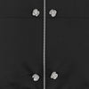 SOFU TESHIGAHARA PRINT SATIN SHIRT JACKET BLACK