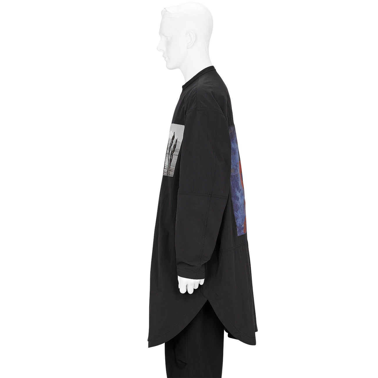 SOFU TESHIGAHARA LONG MILITARY SHIRT BLACK