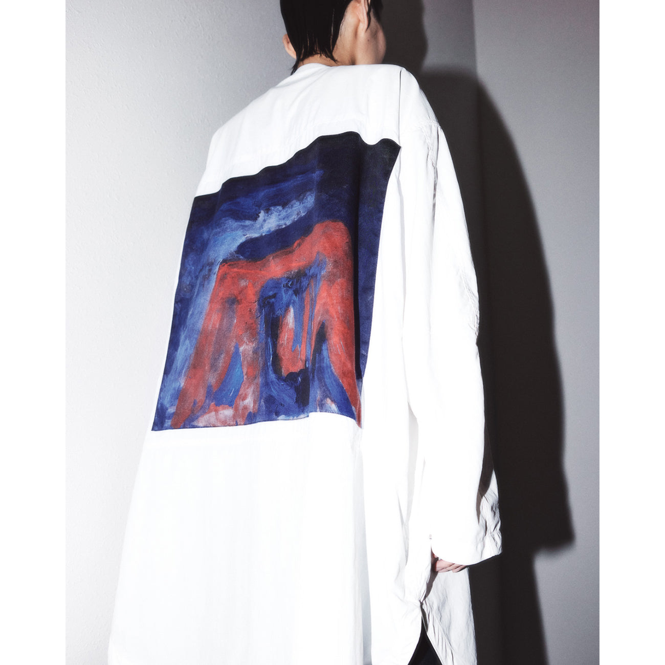 SOFU TESHIGAHARA LONG MILITARY SHIRT BLACK