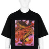 KAZUO SHIRAGA PRINT T-SHIRT BLACK