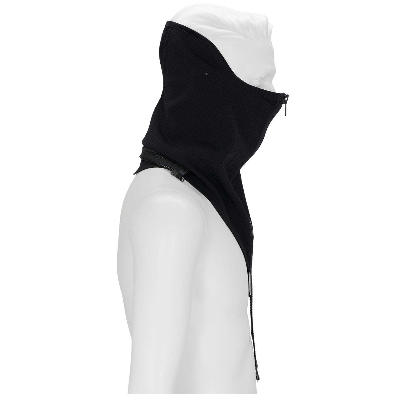 NG4-SS MODULAR ZIPPERED SCHOELLER® 3XDRY® WB-400™ NECK GAITER BLACK
