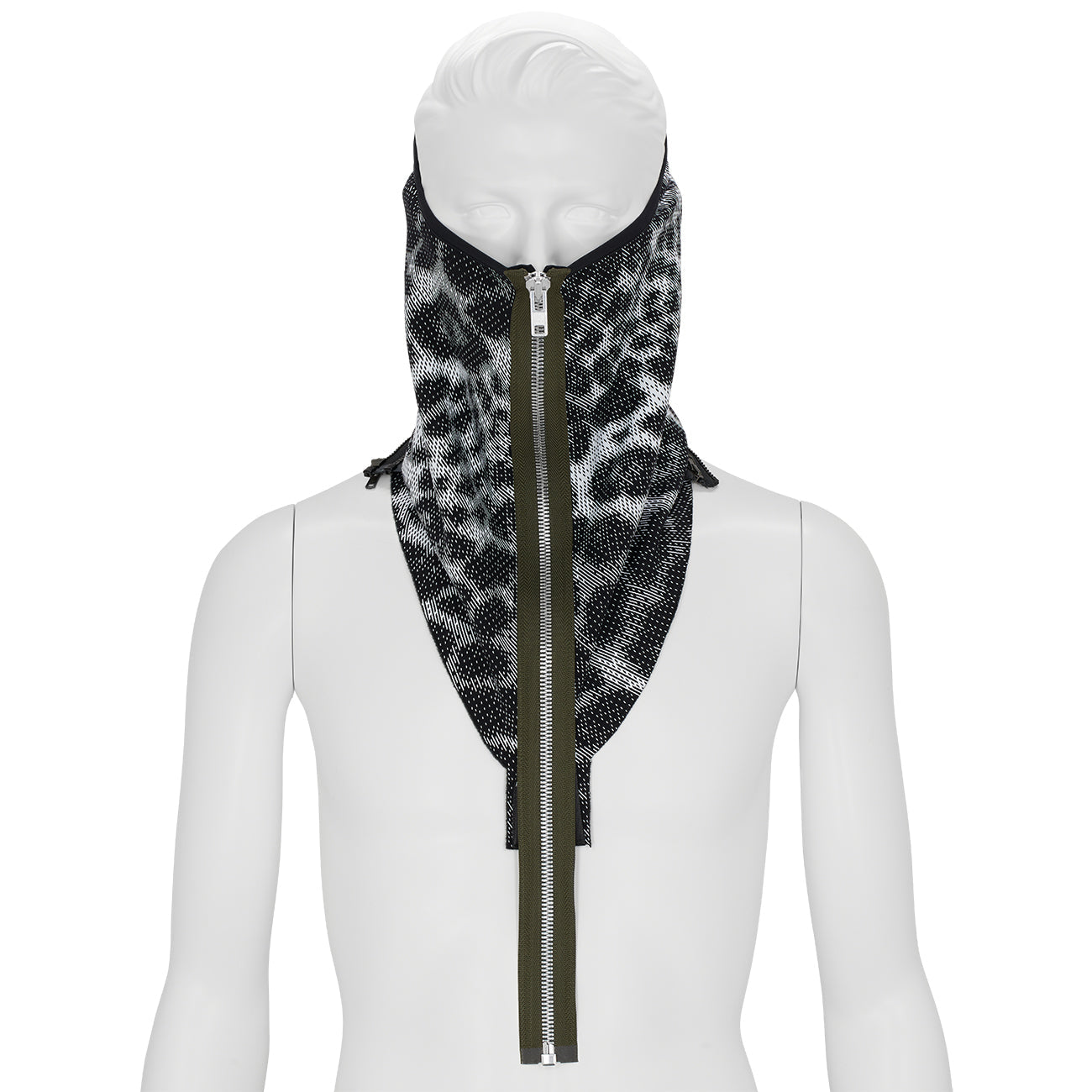 NG4-PS MODULAR ZIPPERED POWERSTRETCH® NECK GAITER LEOPARD