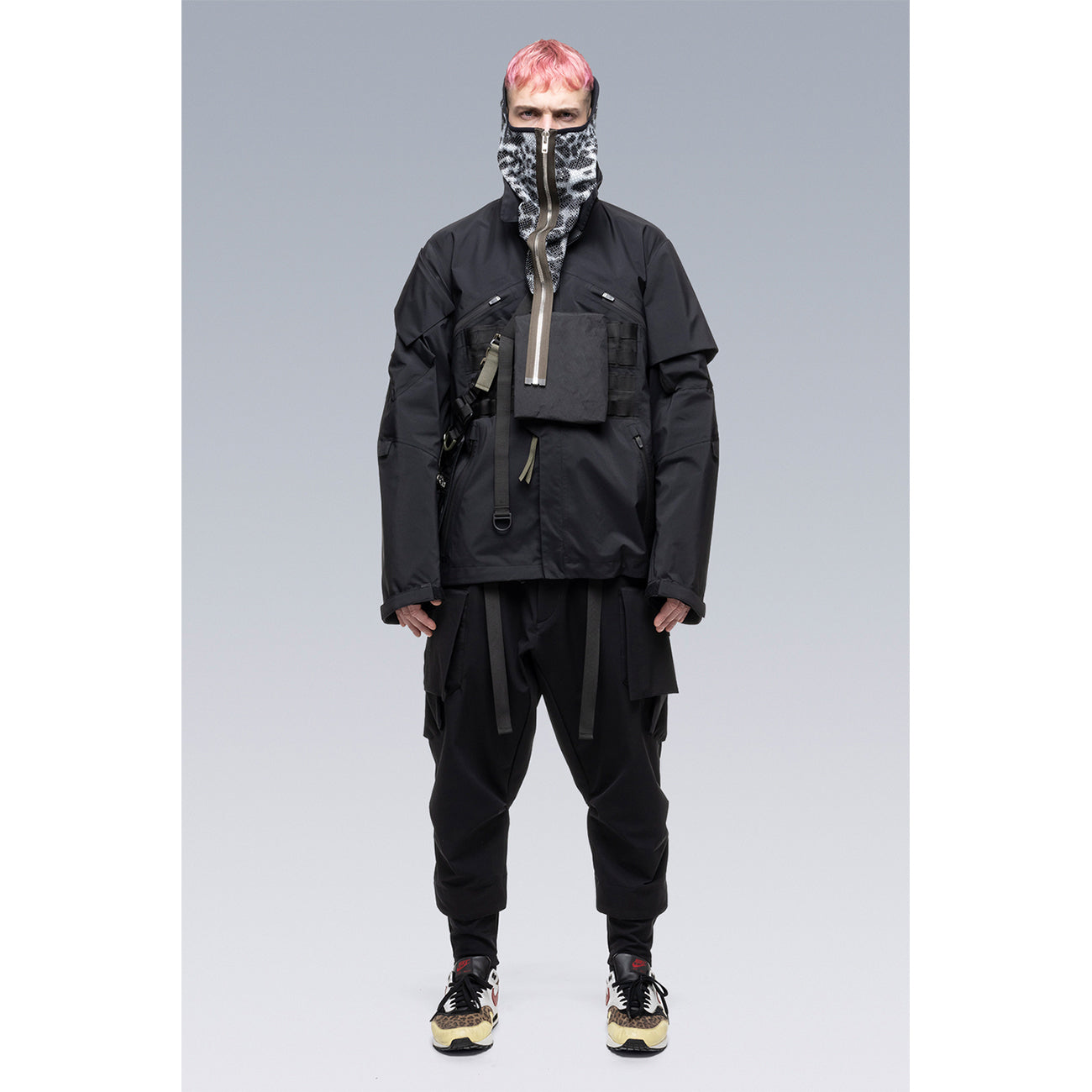 NG4-PS MODULAR ZIPPERED POWERSTRETCH® NECK GAITER LEOPARD