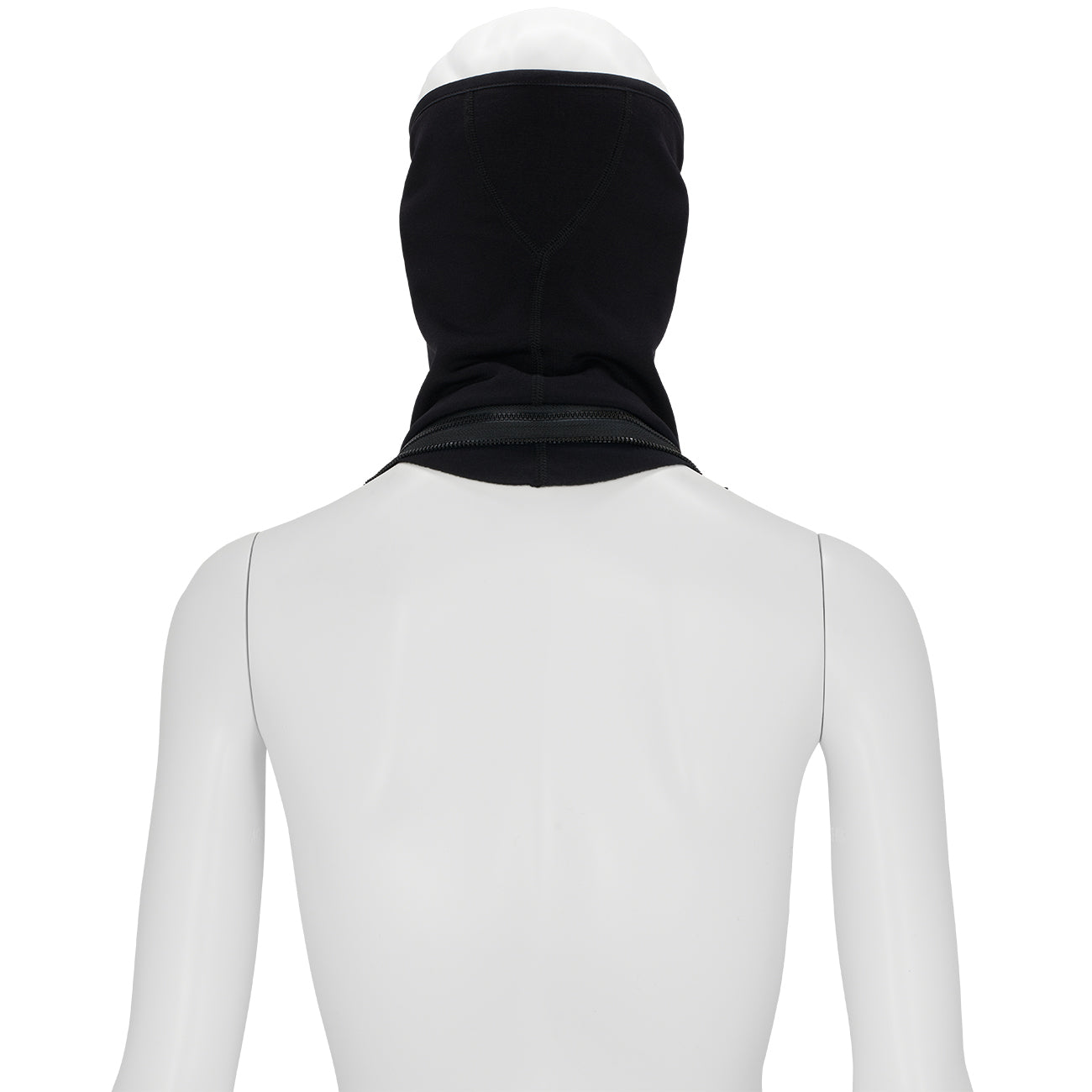 NG4-PS MODULAR ZIPPERED POWERSTRETCH® NECK GAITER BLACK