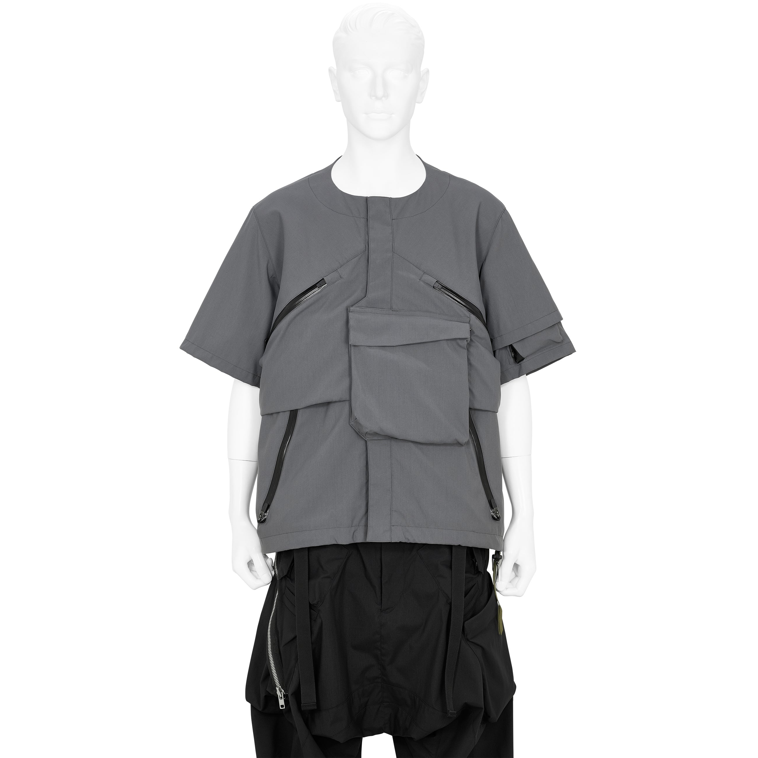 V1A-M NYLON STRETCH INTEROPS VEST GRAY