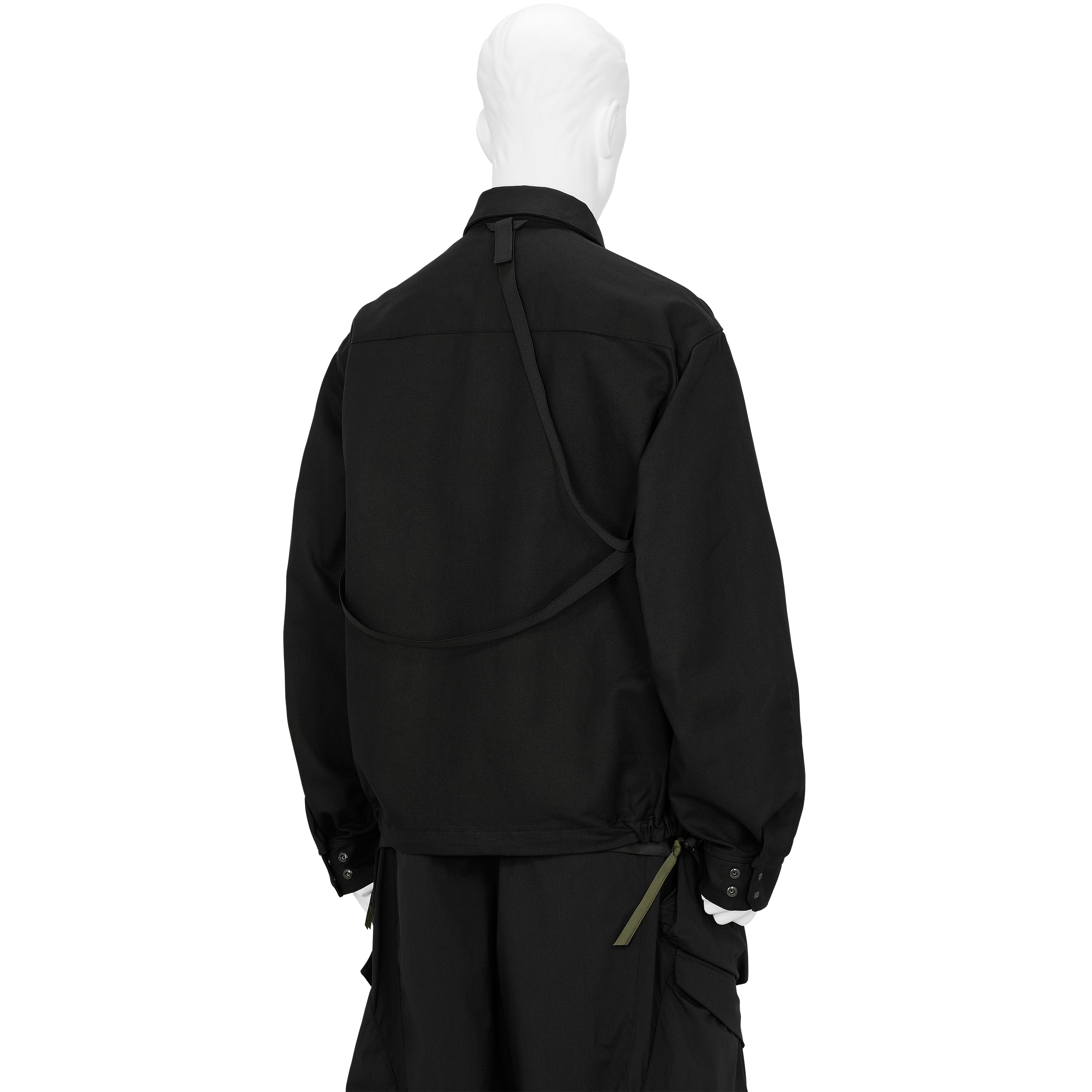 J121A-KI COTTON JACKET BLACK