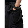 P56A-E ENCAPSULATED NYLON DOUBLE CARGO TROUSER BLACK