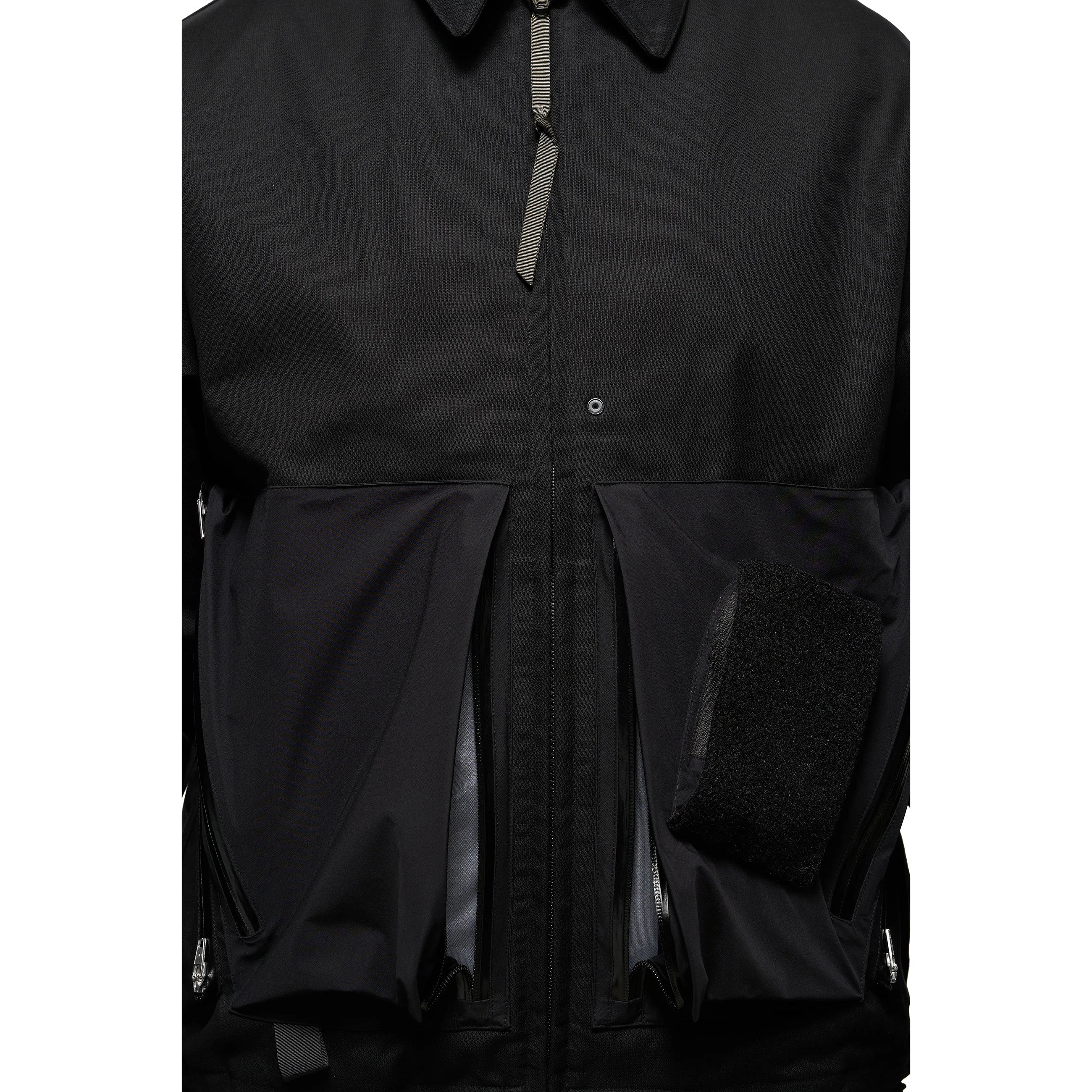 J121A-KI COTTON JACKET BLACK