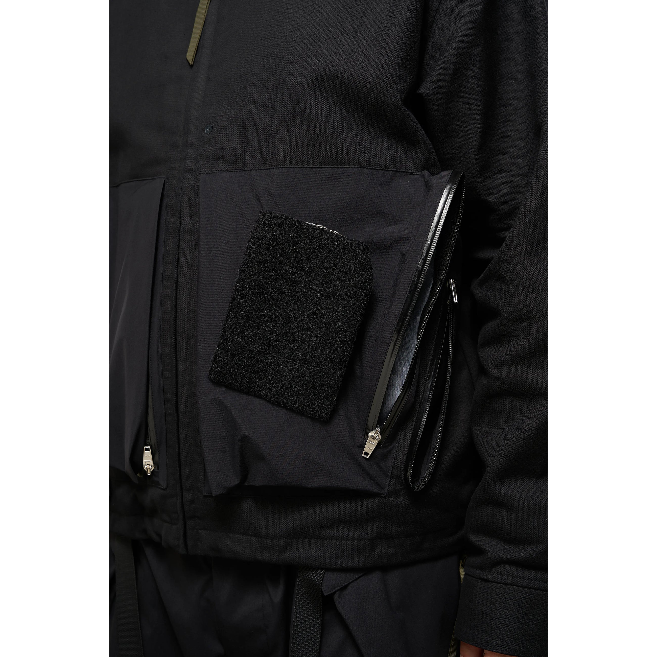 J121A-KI COTTON JACKET BLACK