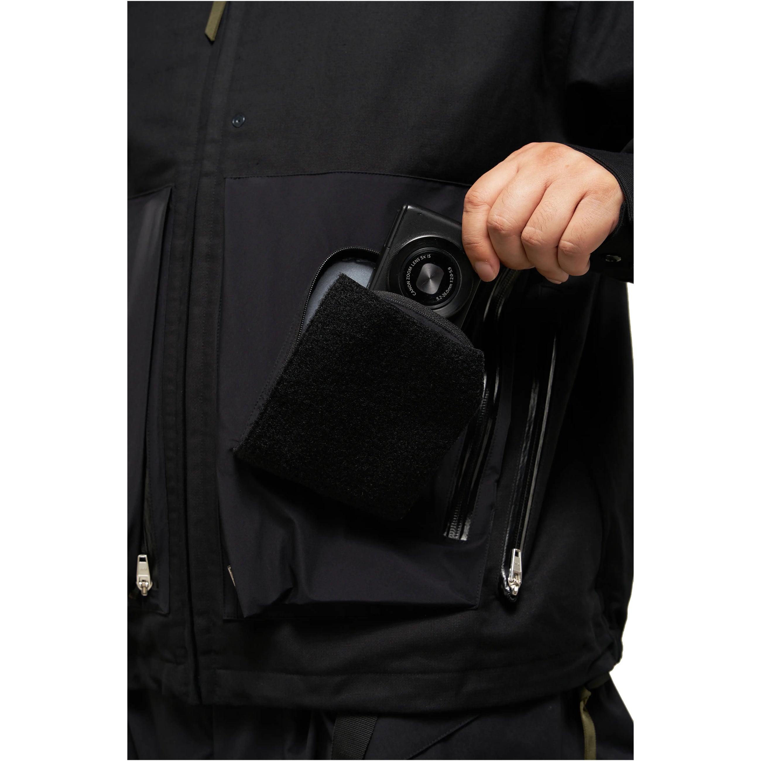 J121A-KI COTTON JACKET BLACK