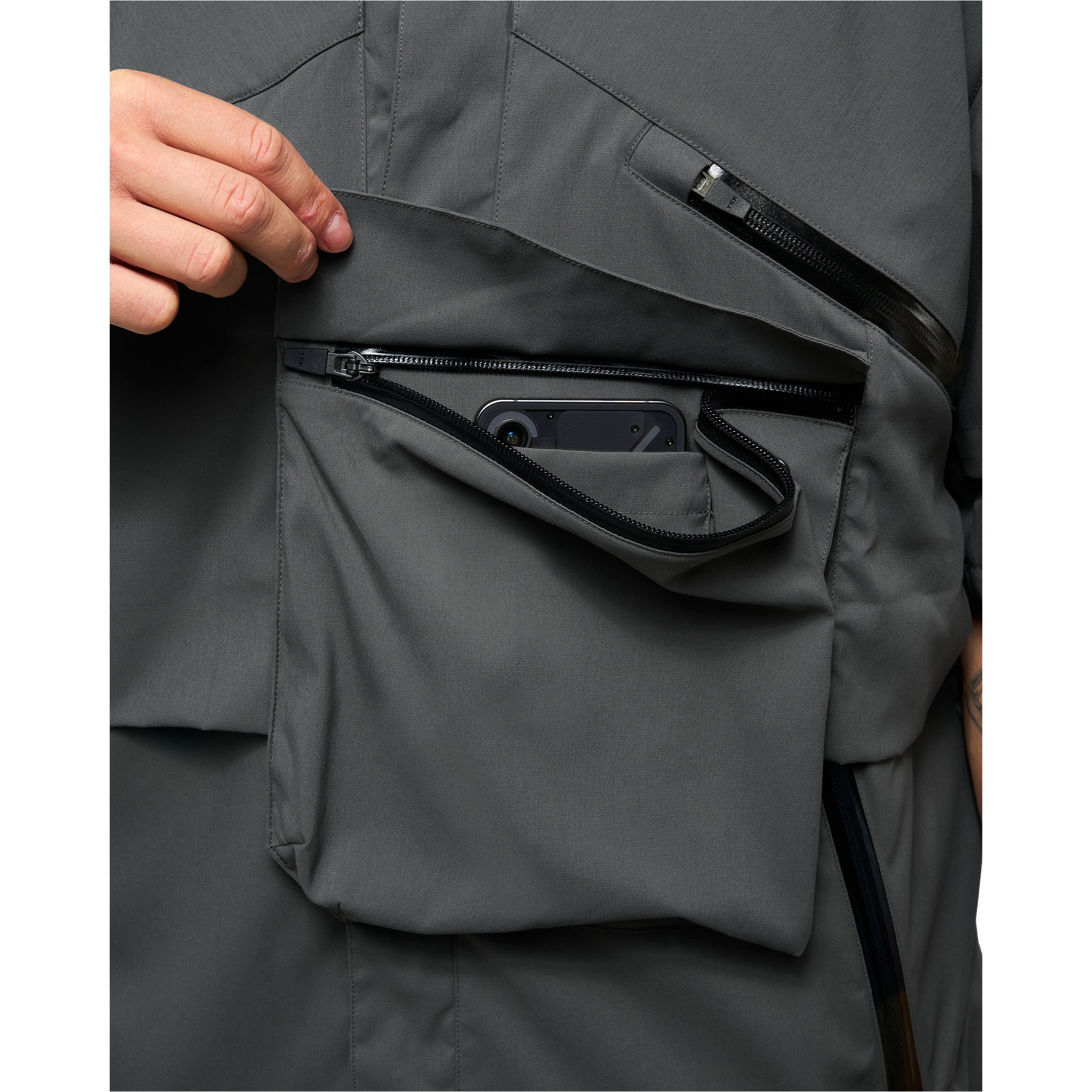 V1A-M NYLON STRETCH INTEROPS VEST GRAY