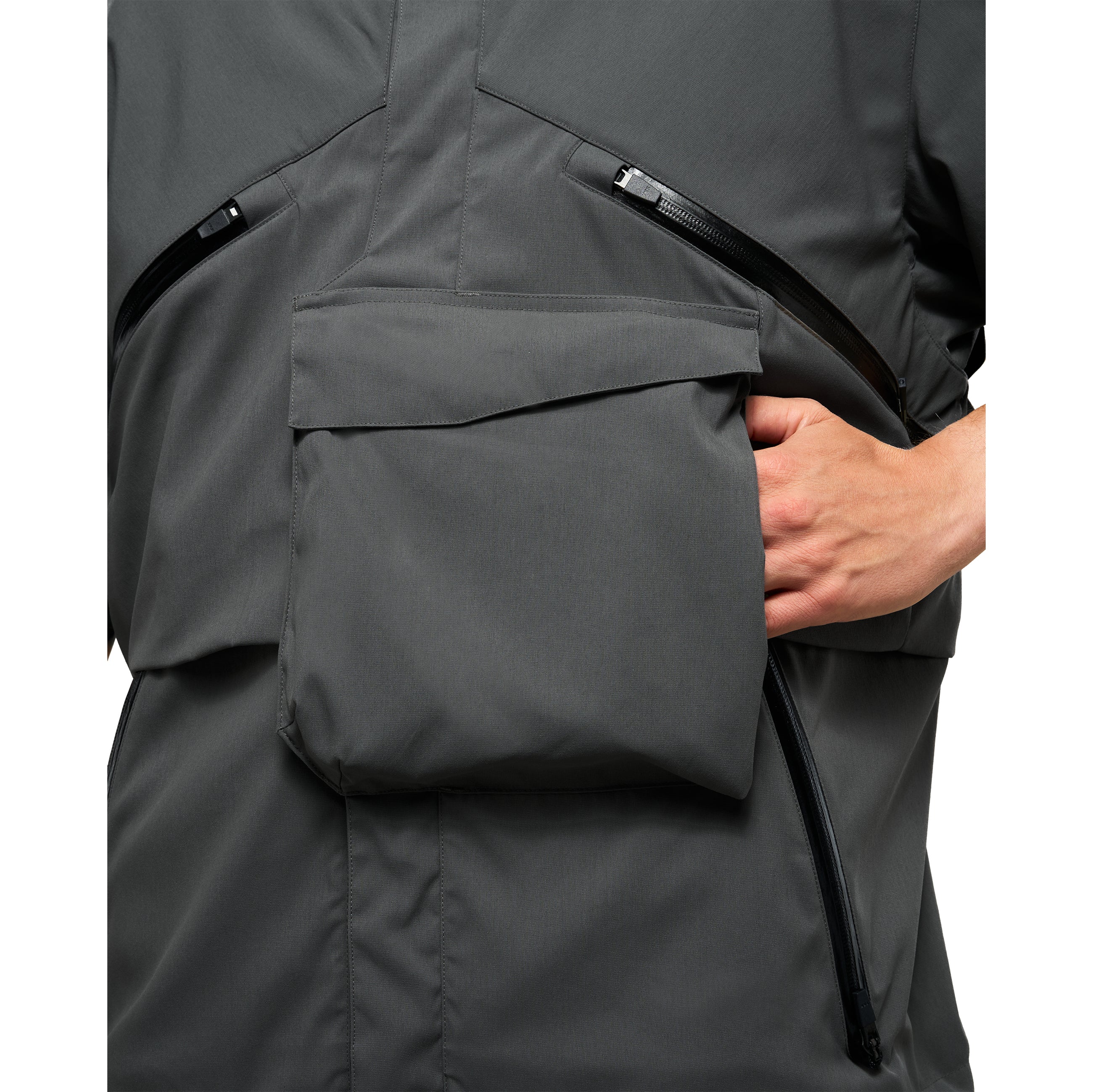 V1A-M NYLON STRETCH INTEROPS VEST GRAY