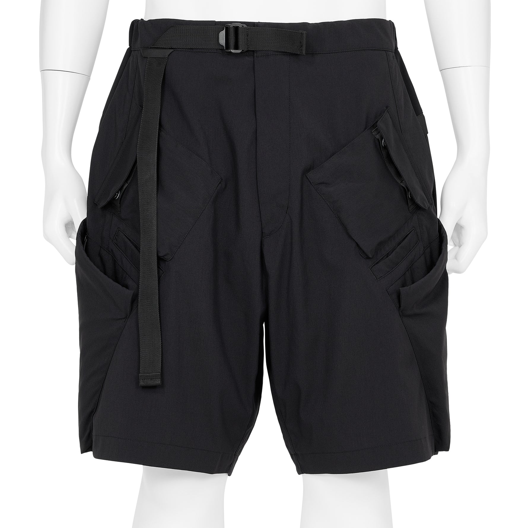 SP29-M NYLON STRETCH BDU SHORT PANTS BLACK