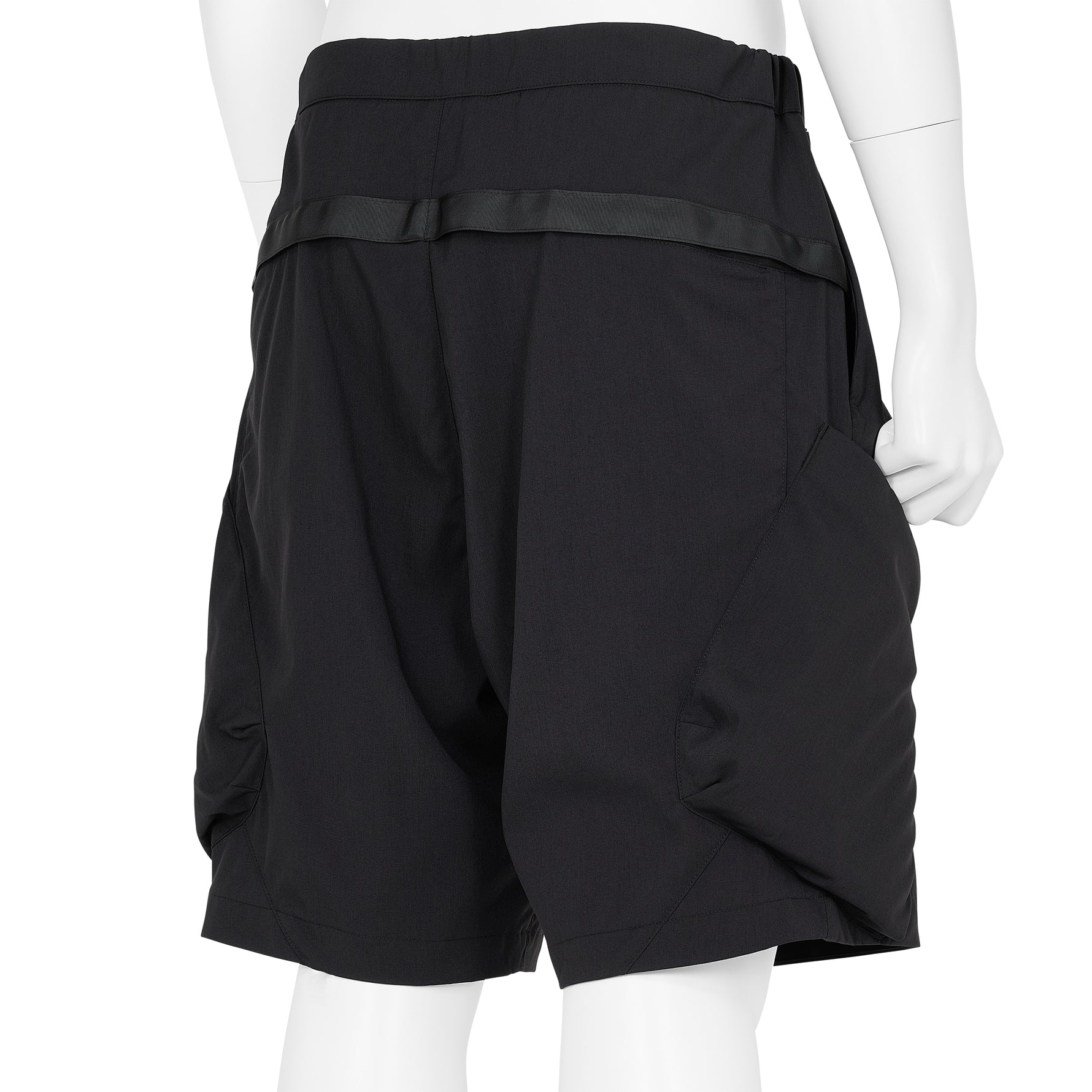 SP29-M NYLON STRETCH BDU SHORT PANTS BLACK