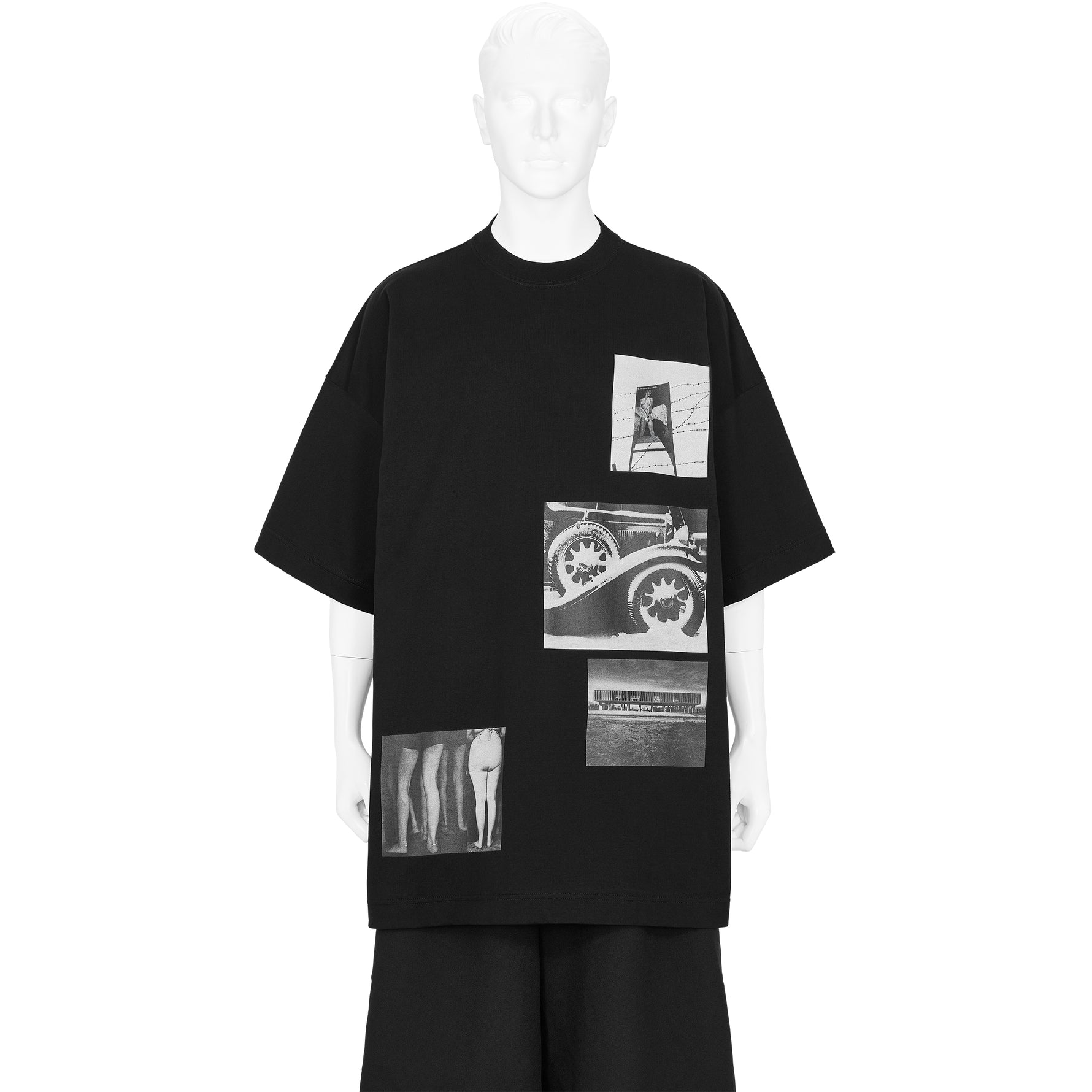 Yasuhiro Ishimoto KIMONO PRINT TEE BLACK
