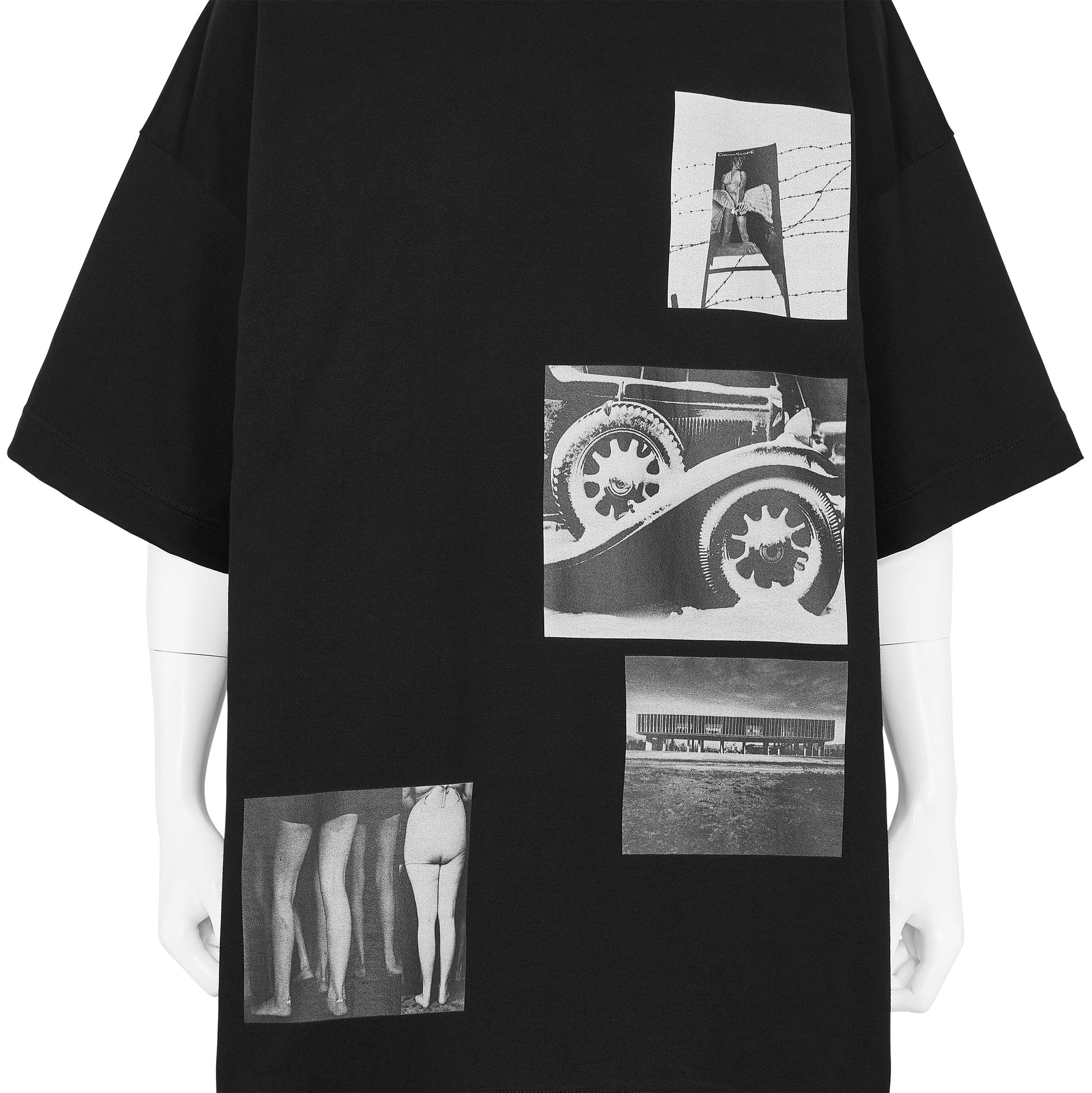 Yasuhiro Ishimoto KIMONO PRINT TEE BLACK