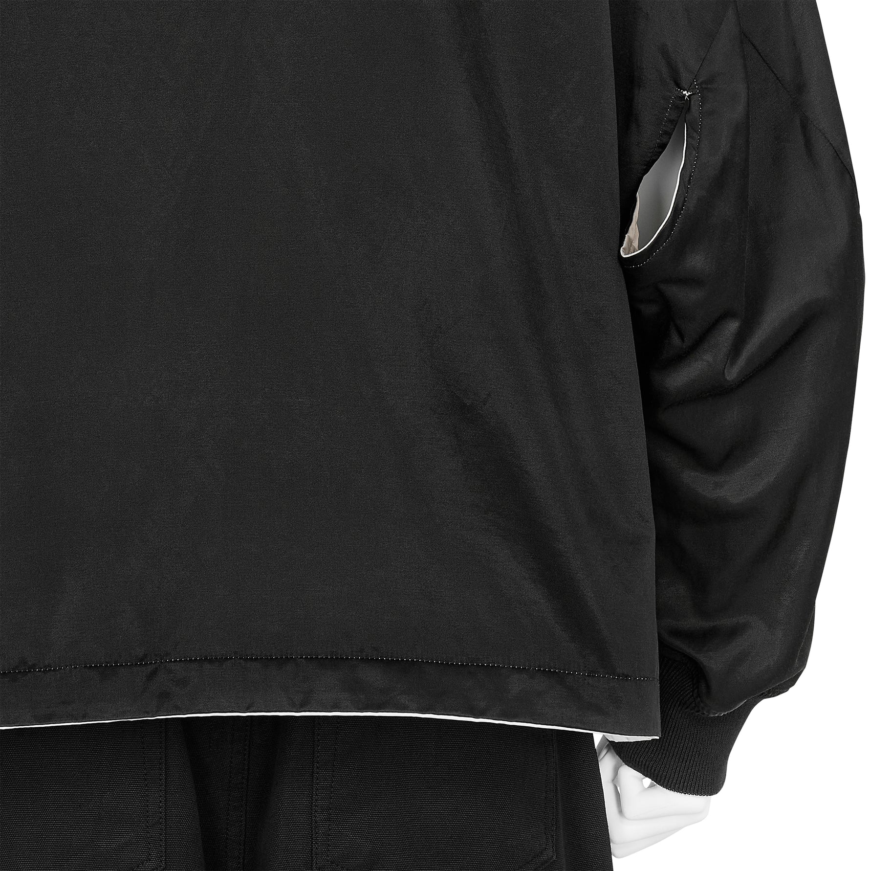 Yasuhiro Ishimoto REVERSIBLE MA-1 SKA BLOUSON BLACK WHITE
