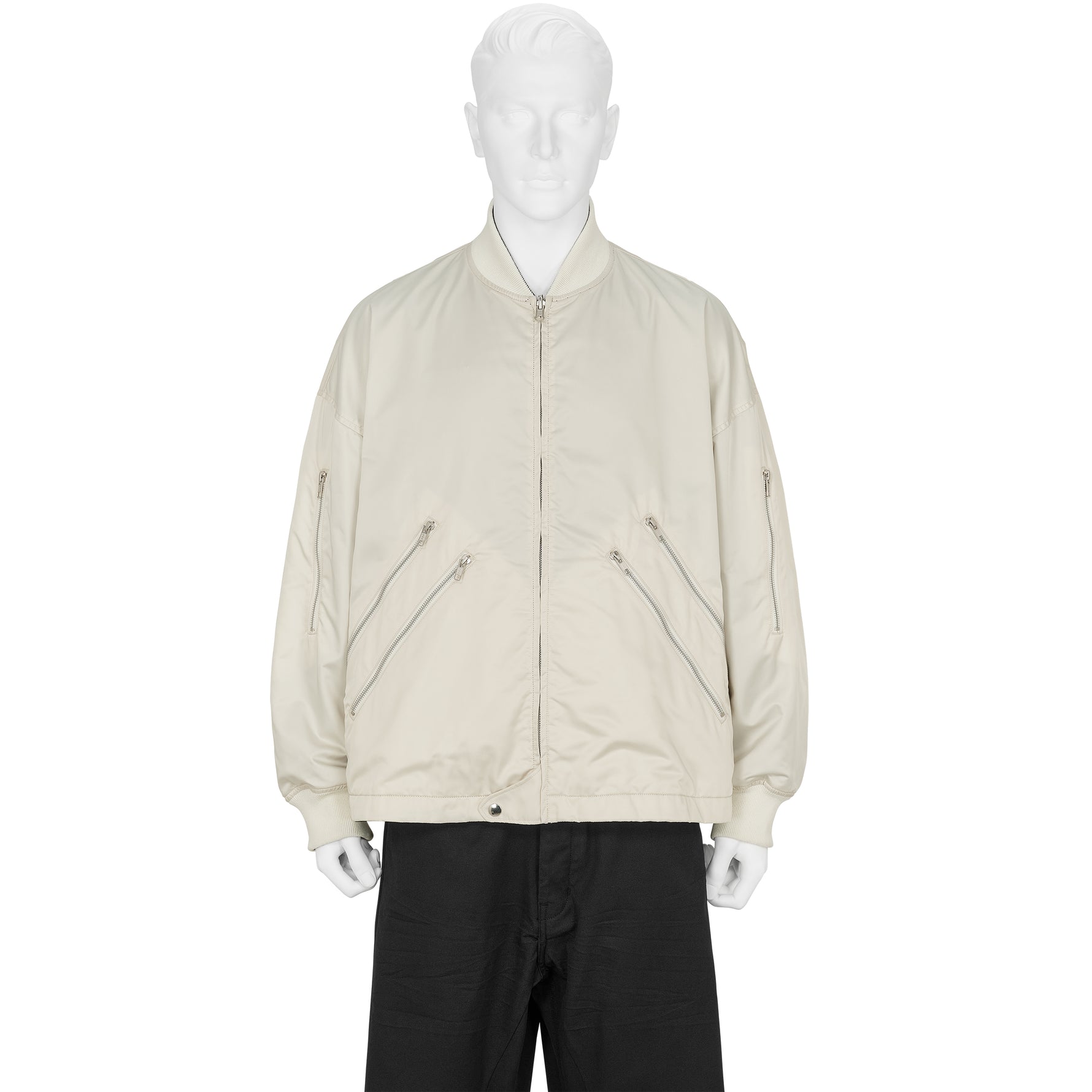 Yasuhiro Ishimoto REVERSIBLE MA-1 SKA BLOUSON BLACK WHITE