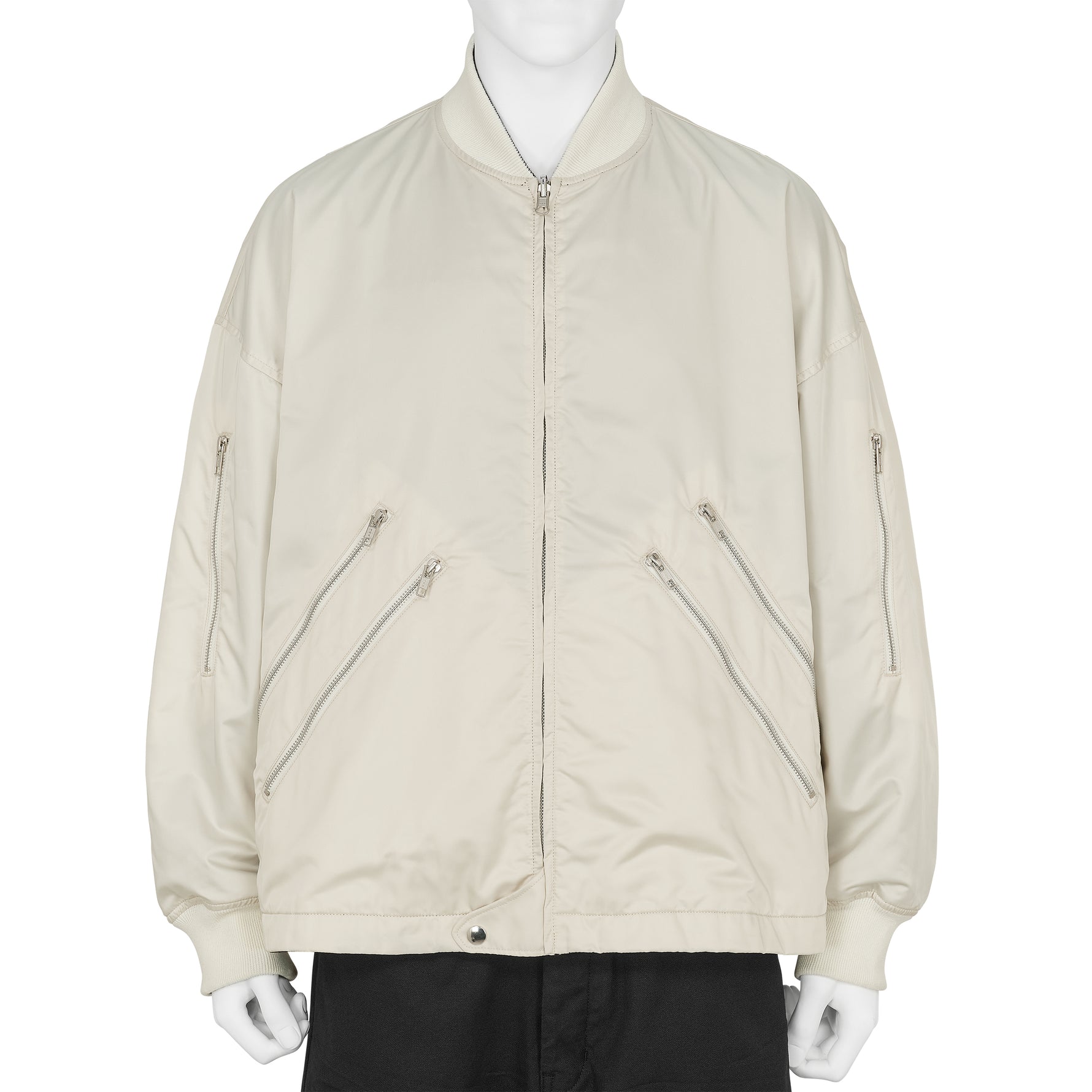 Yasuhiro Ishimoto REVERSIBLE MA-1 SKA BLOUSON BLACK WHITE