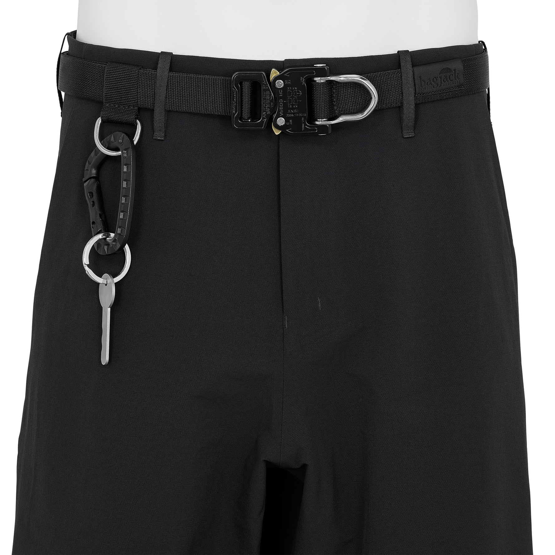 ANSI COBRA BUCKLE BELT with D RING #ELIMINATOR SPECIAL VER. BLACK