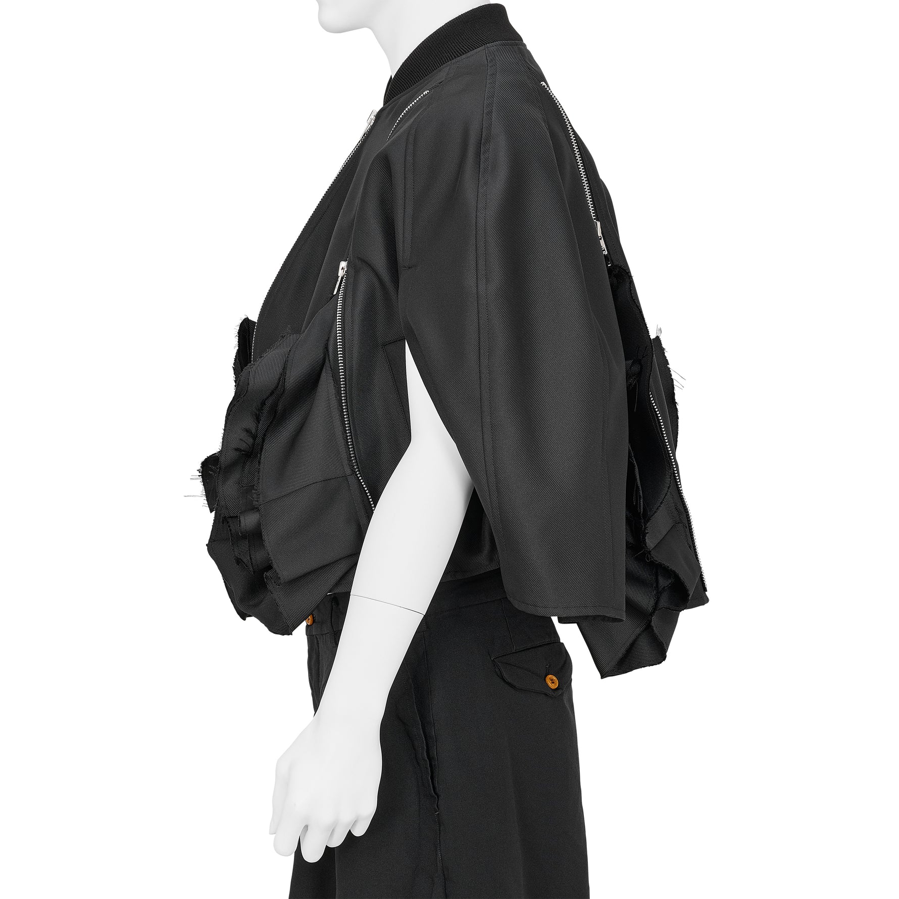 MA-1 PONCHO BLACK