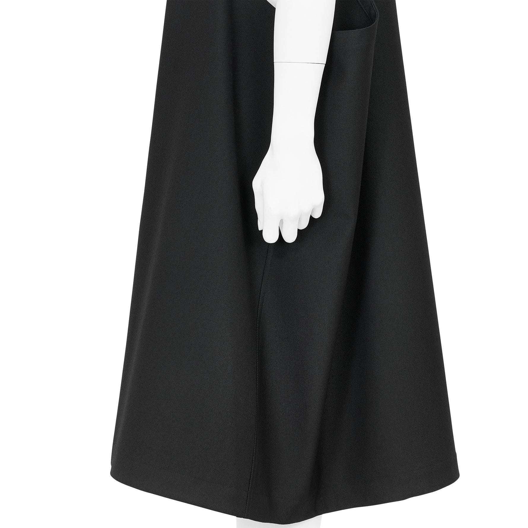 SQUARE JUMPER DRESS BLACK