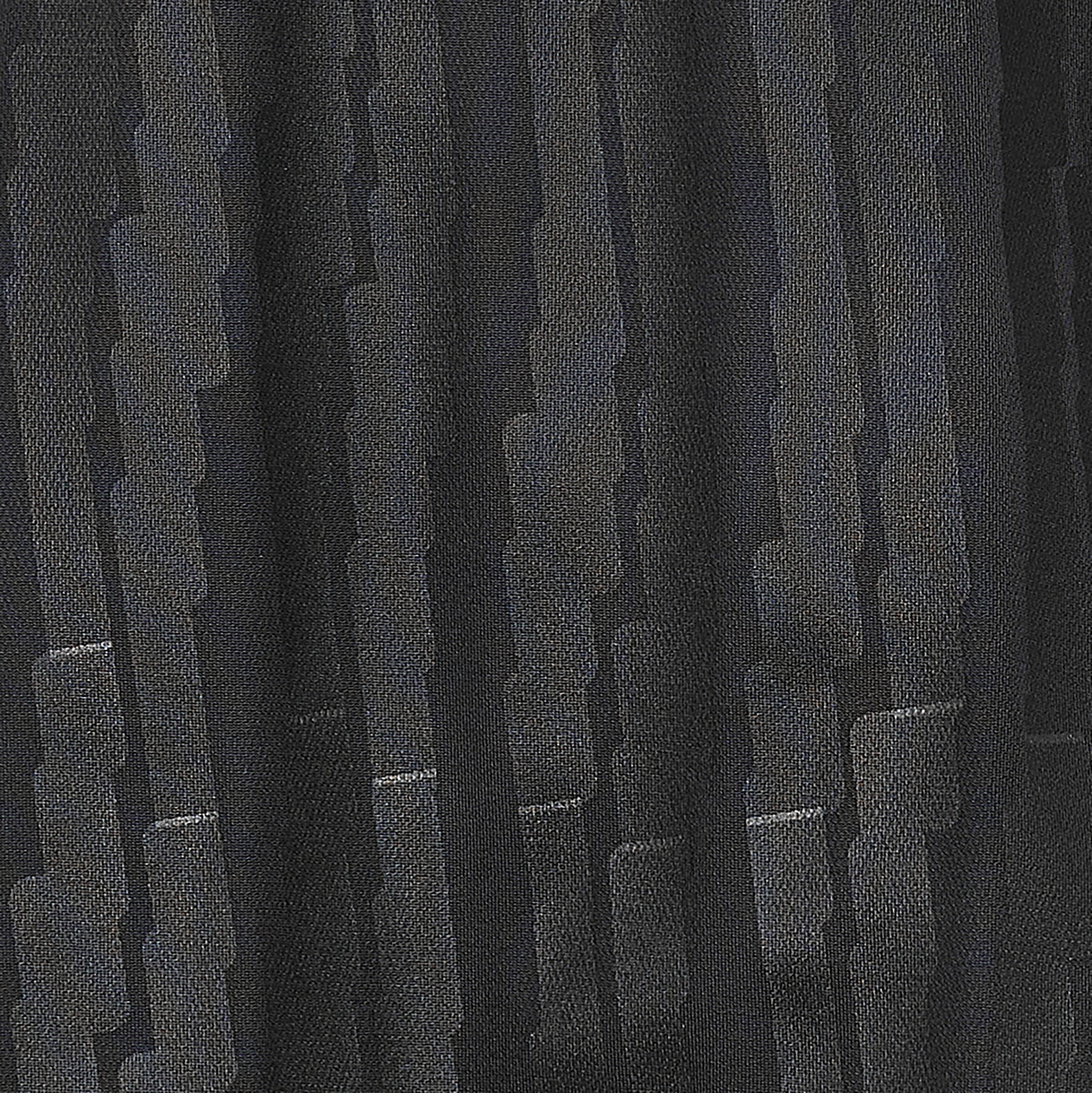 POLYESTER PRINT TEE BLACK BLACK