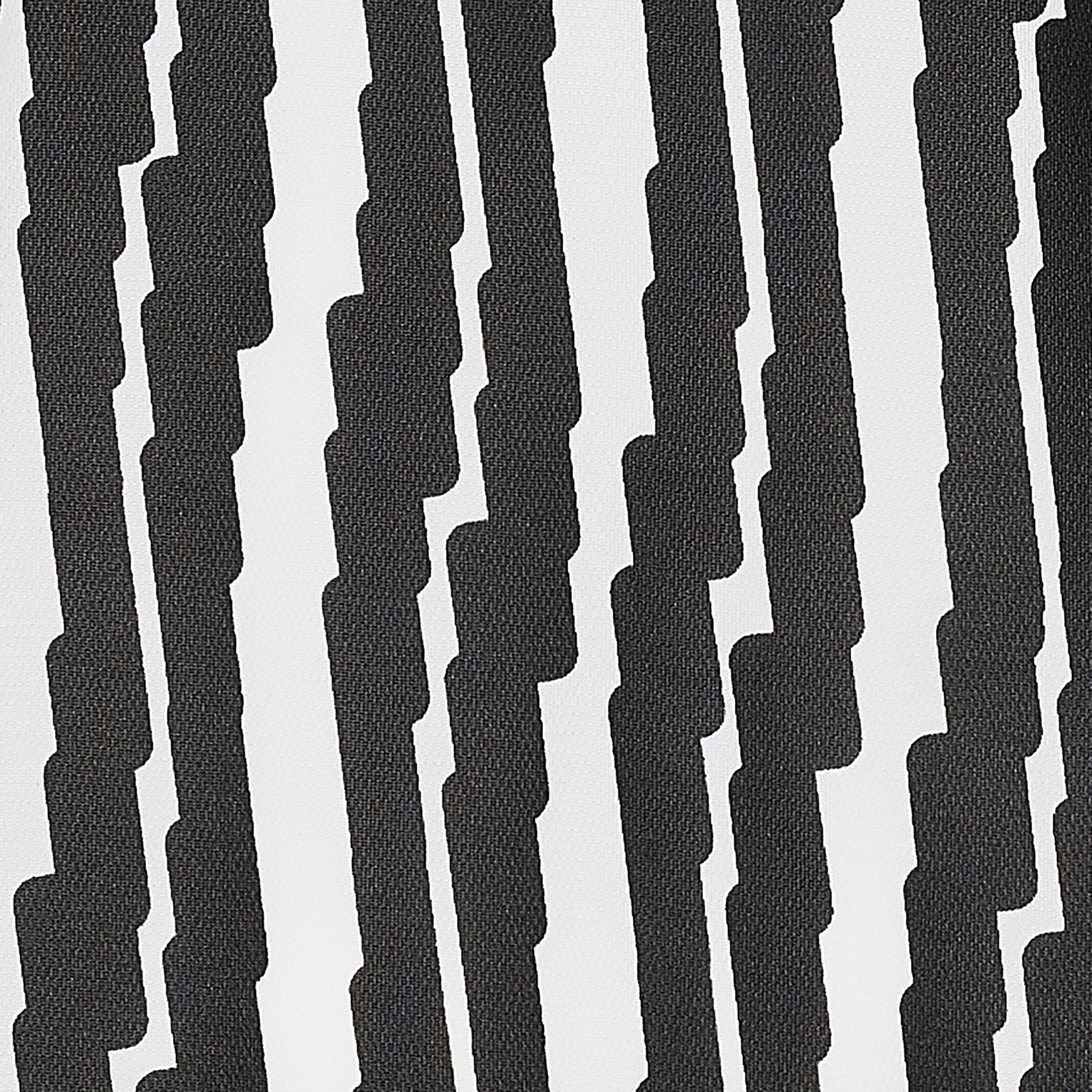 POLYESTER PRINT TEE SHIRT WHITE BLACK