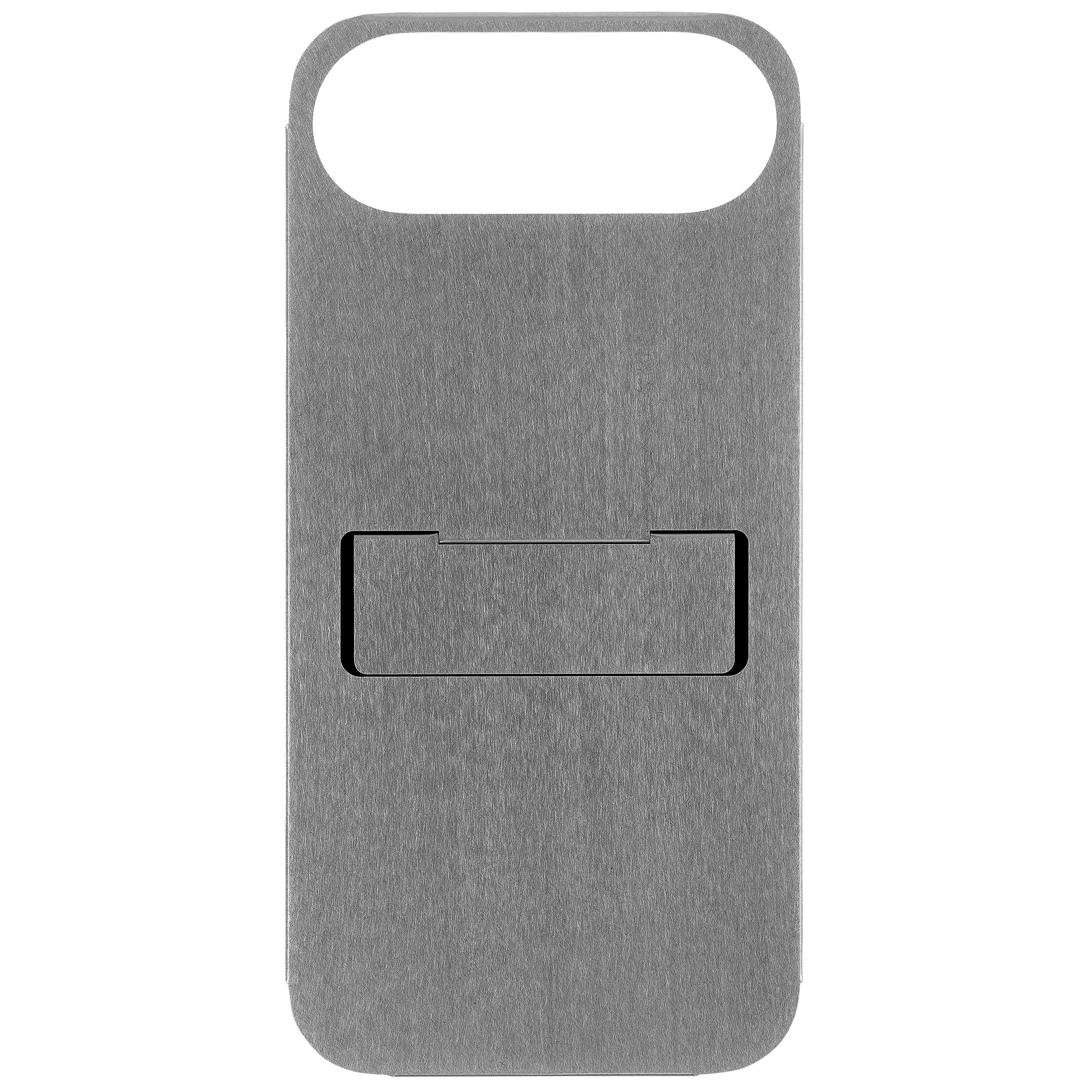iPhone AIR CASE ( STRAIGHT VIBRATION FINISH ) SILVER - CLAUSTRUM