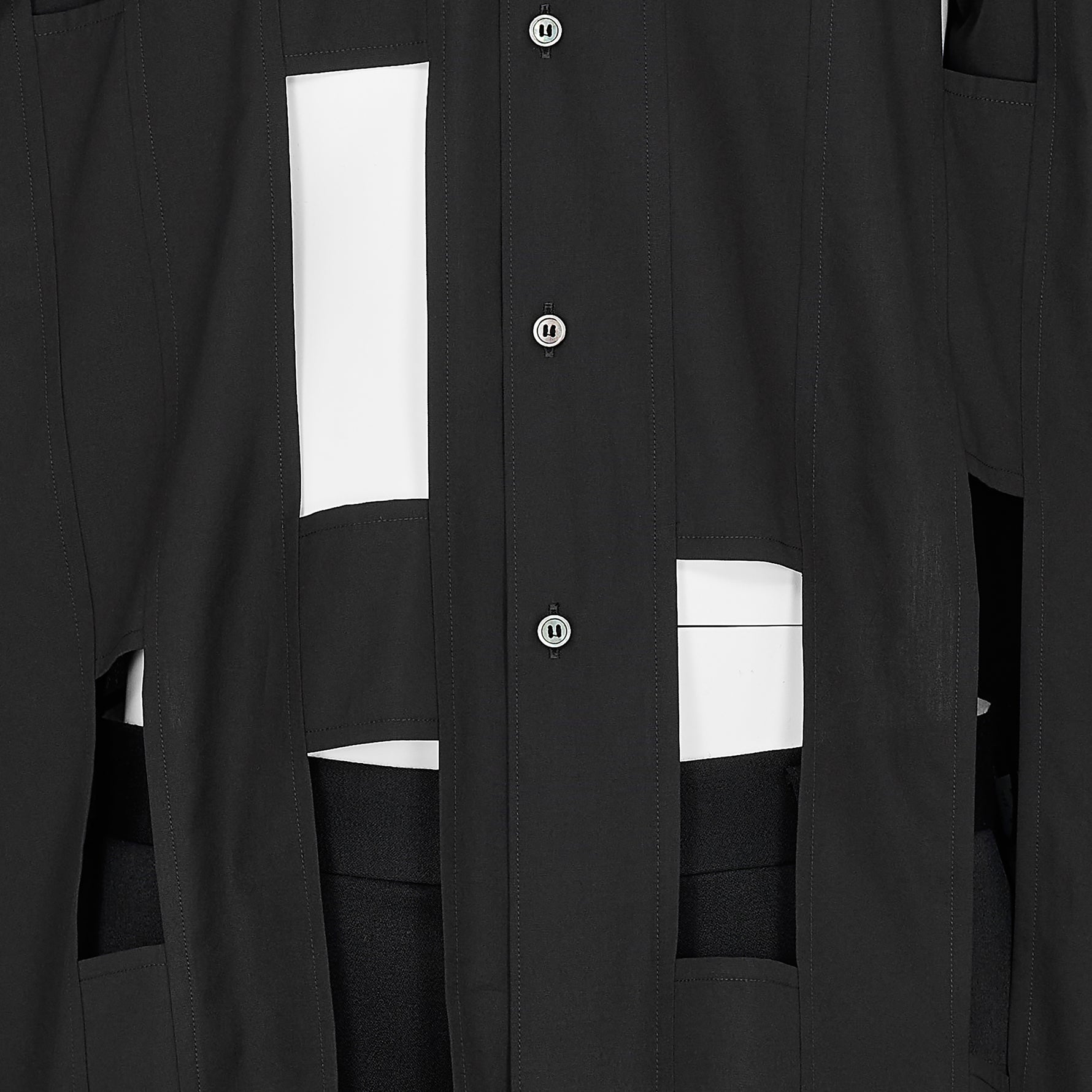 PANEL SHIRT BLACK