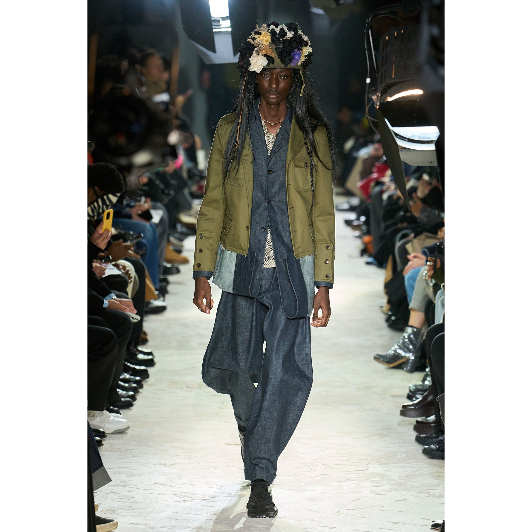 DENIM JODHPURS PANTS INDIGO